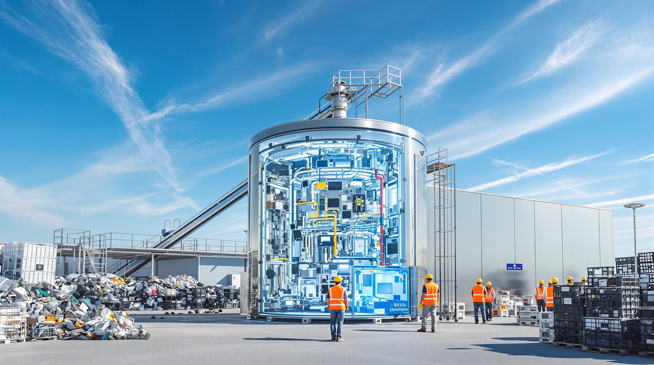 Riciclo elettronico: il metodo svizzero che trasforma i rifiuti in oro