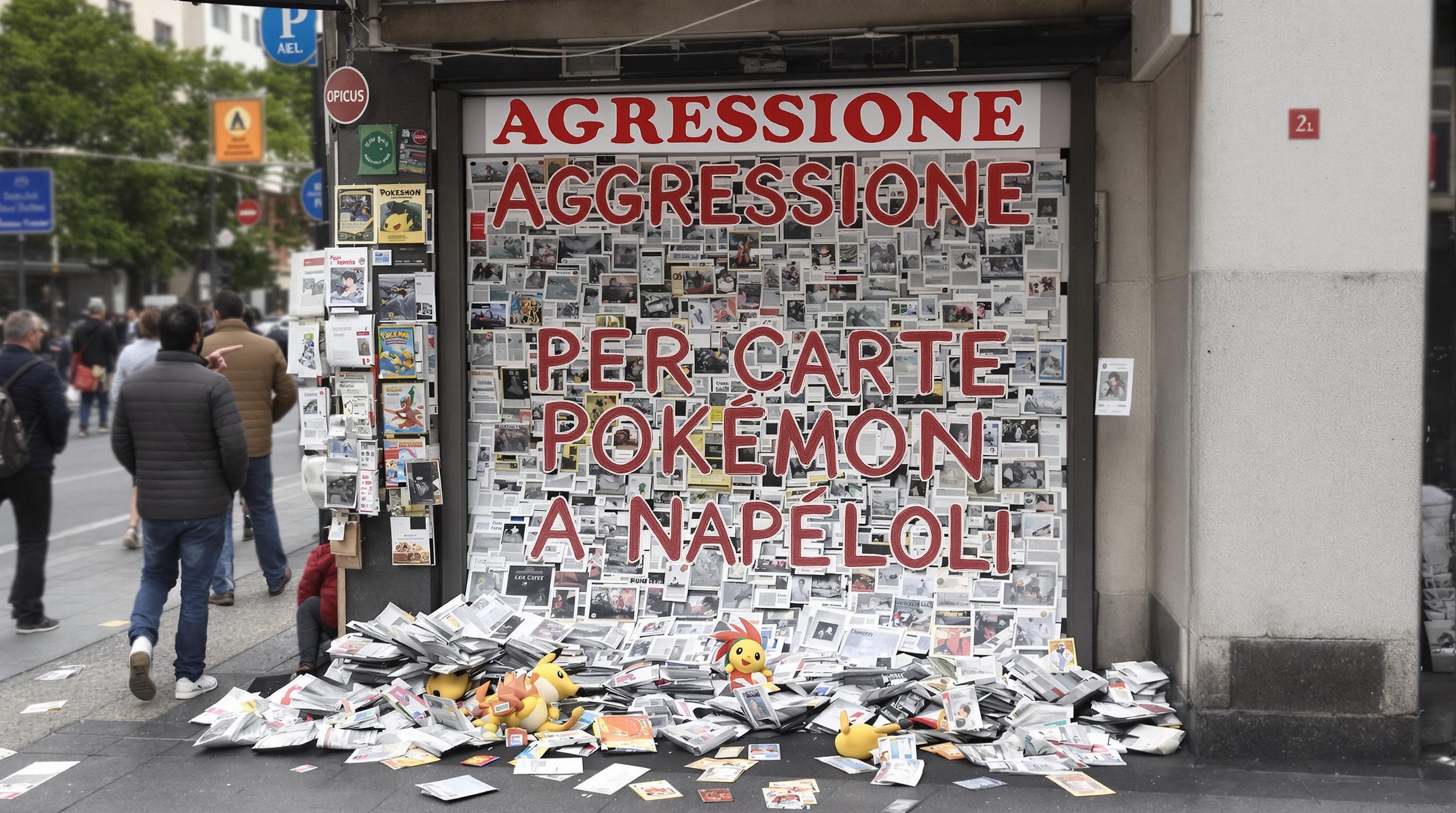 Aggressione per carte Pokémon a Napoli: l'edicola sotto attacco