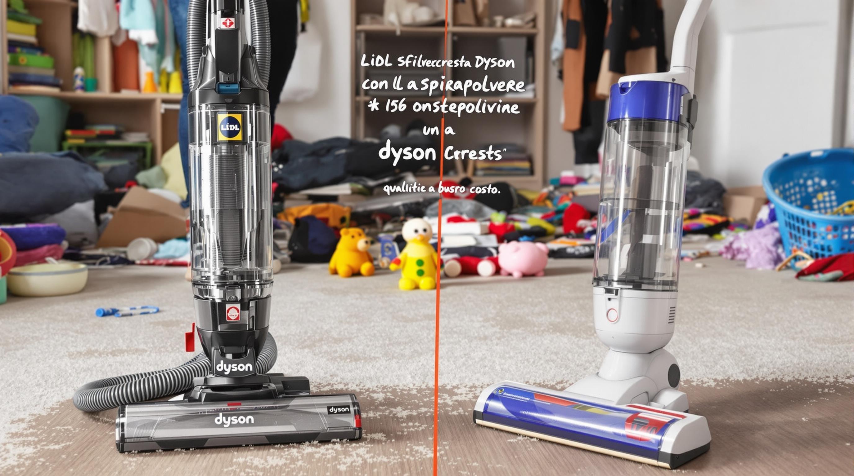 Lidl sfida Dyson con l'aspirapolvere Silvercrest: qualità a basso costo