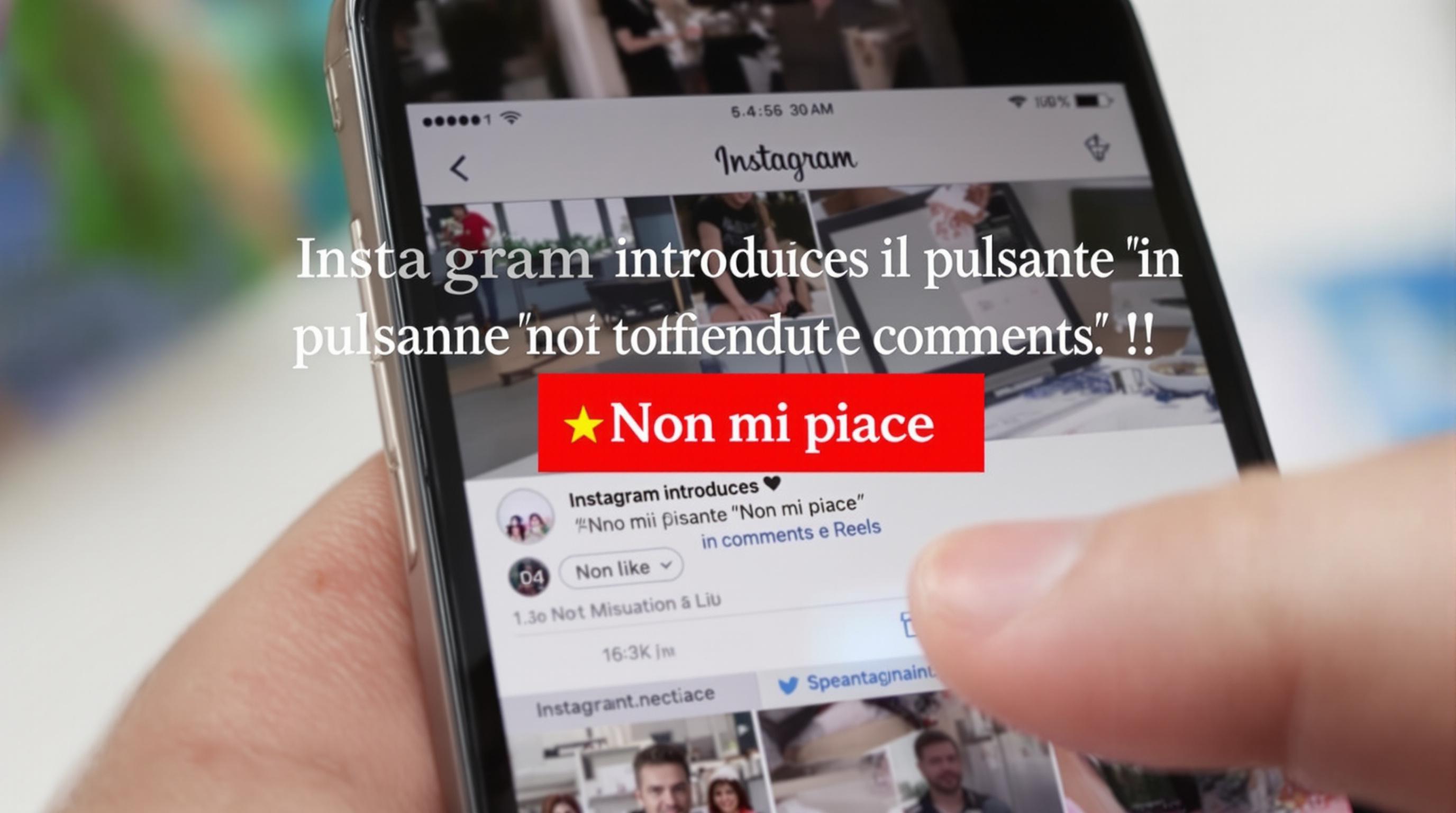 Instagram introduce il pulsante 