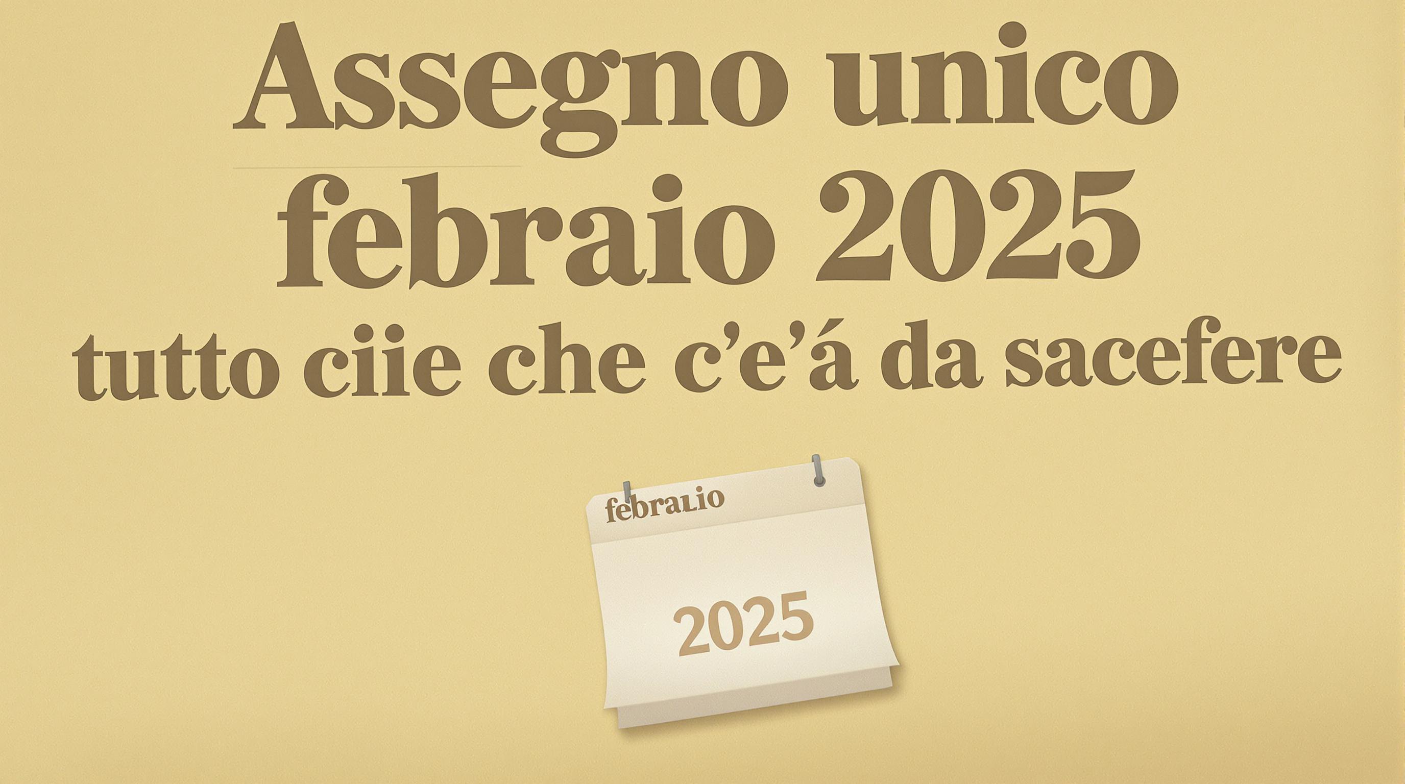 Assegno unico febbraio 2025: tutto ciò che c'è da sapere