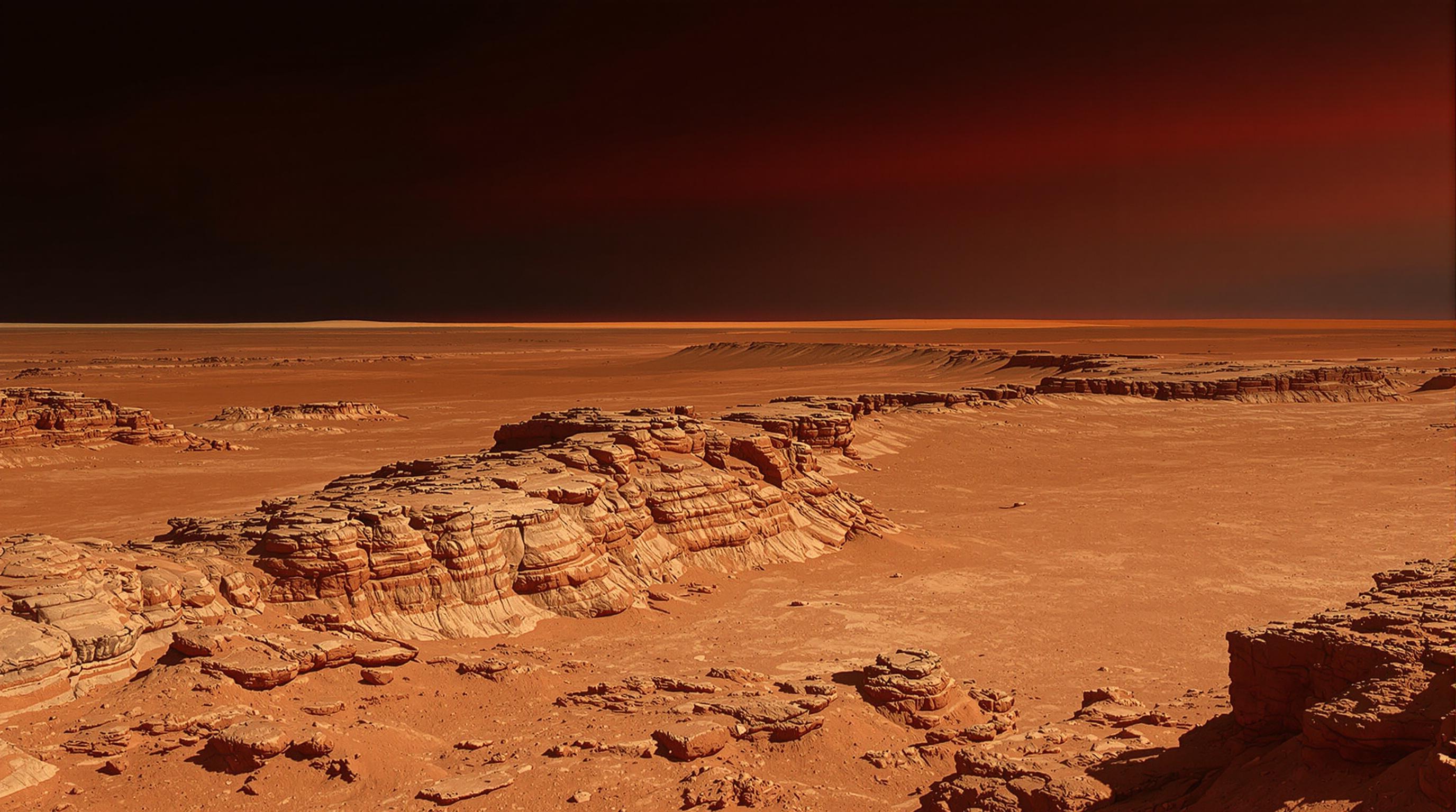 Scoperte linee costiere su Marte: prova di antichi oceani