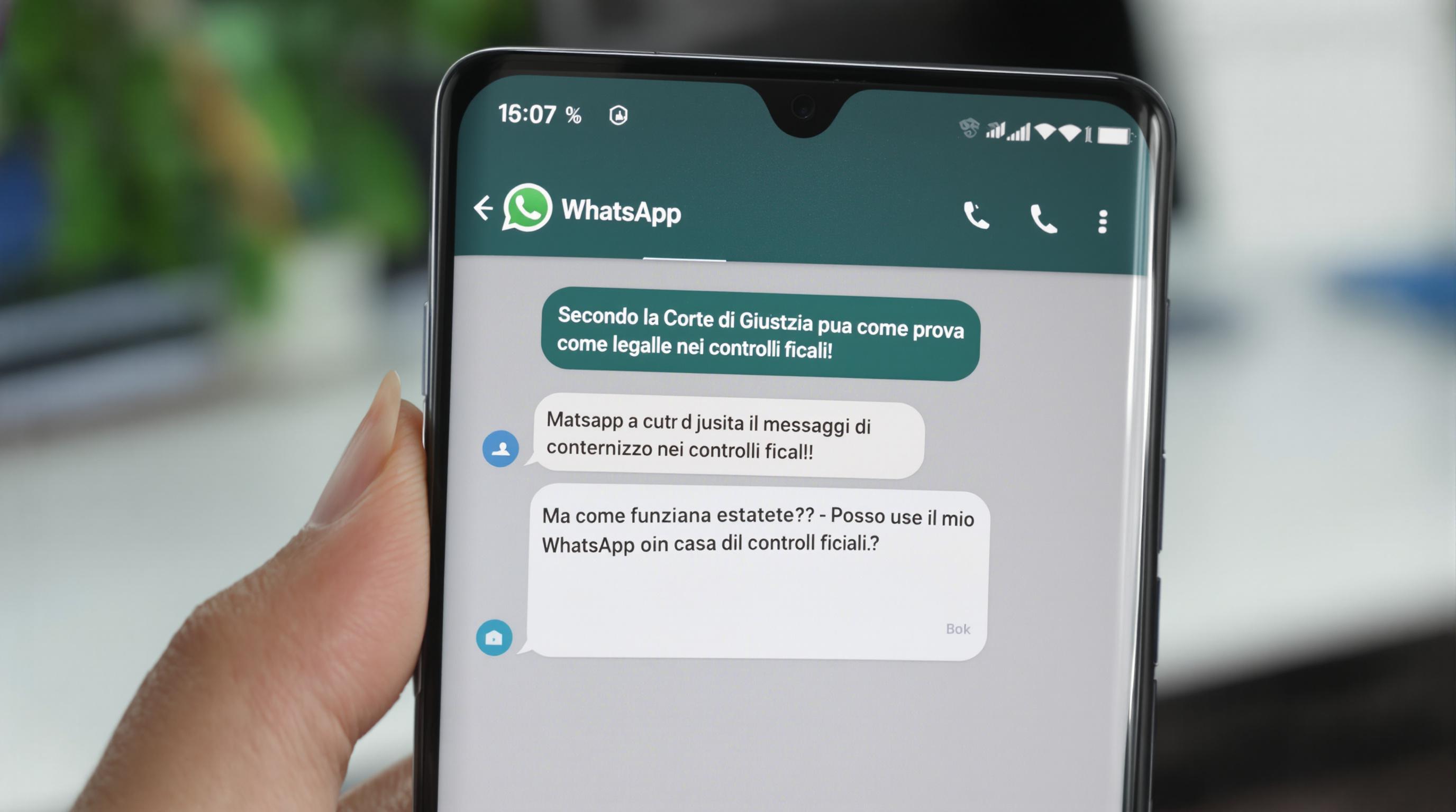 WhatsApp: le chat come prova legale nei controlli fiscali