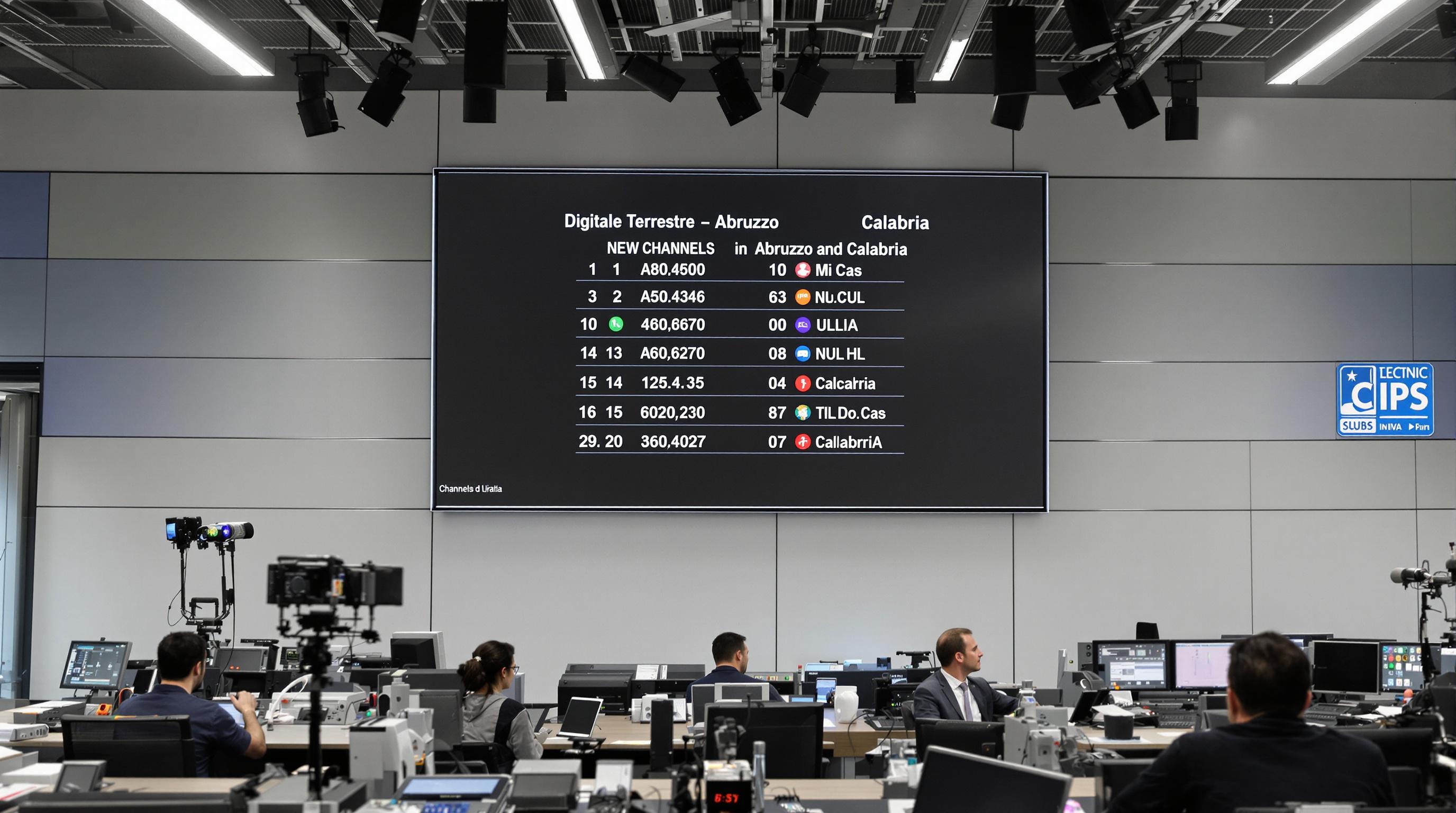 Digitale terrestre: nuova numerazione e canali in Abruzzo e Calabria