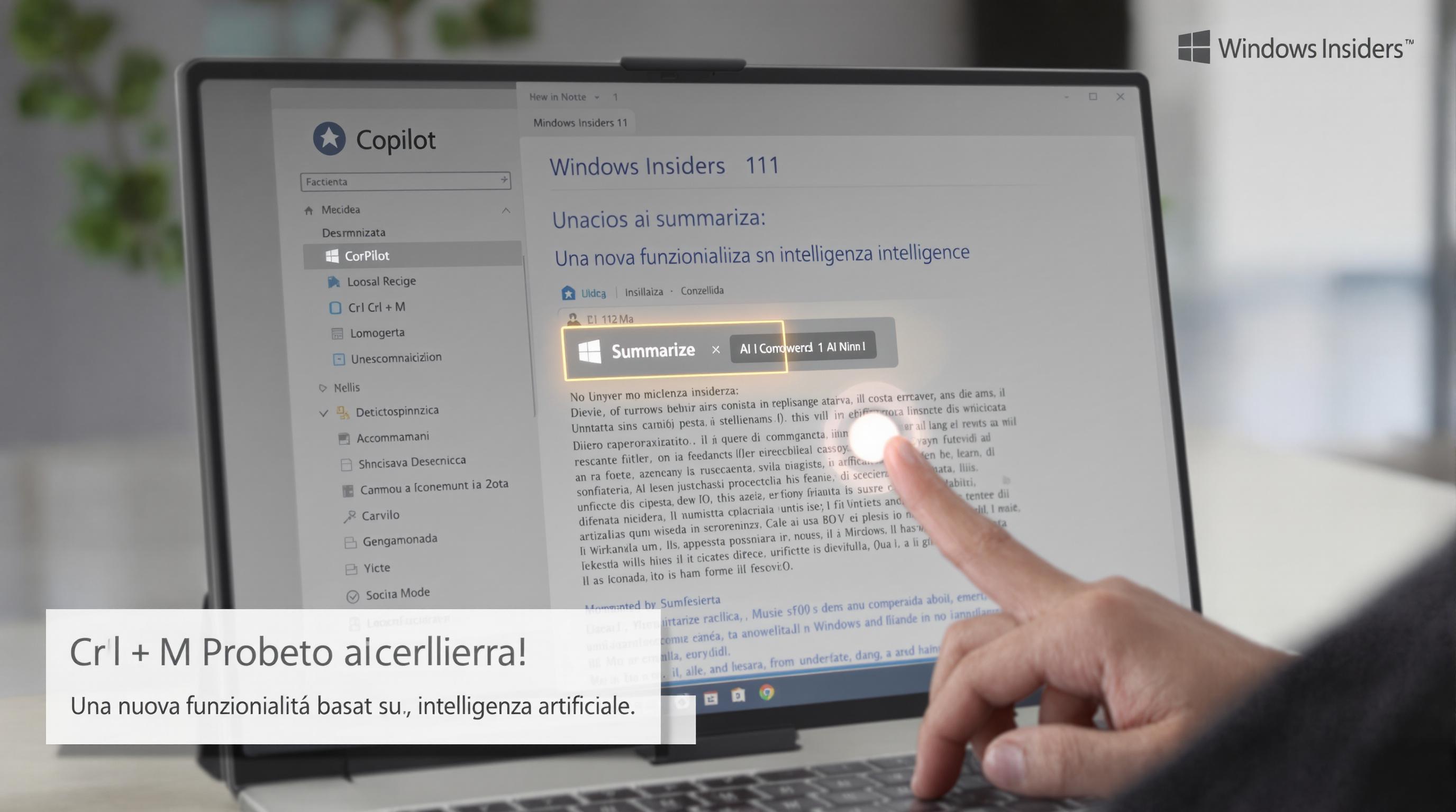 Microsoft introduce i riassunti con AI su Notepad per Windows 11