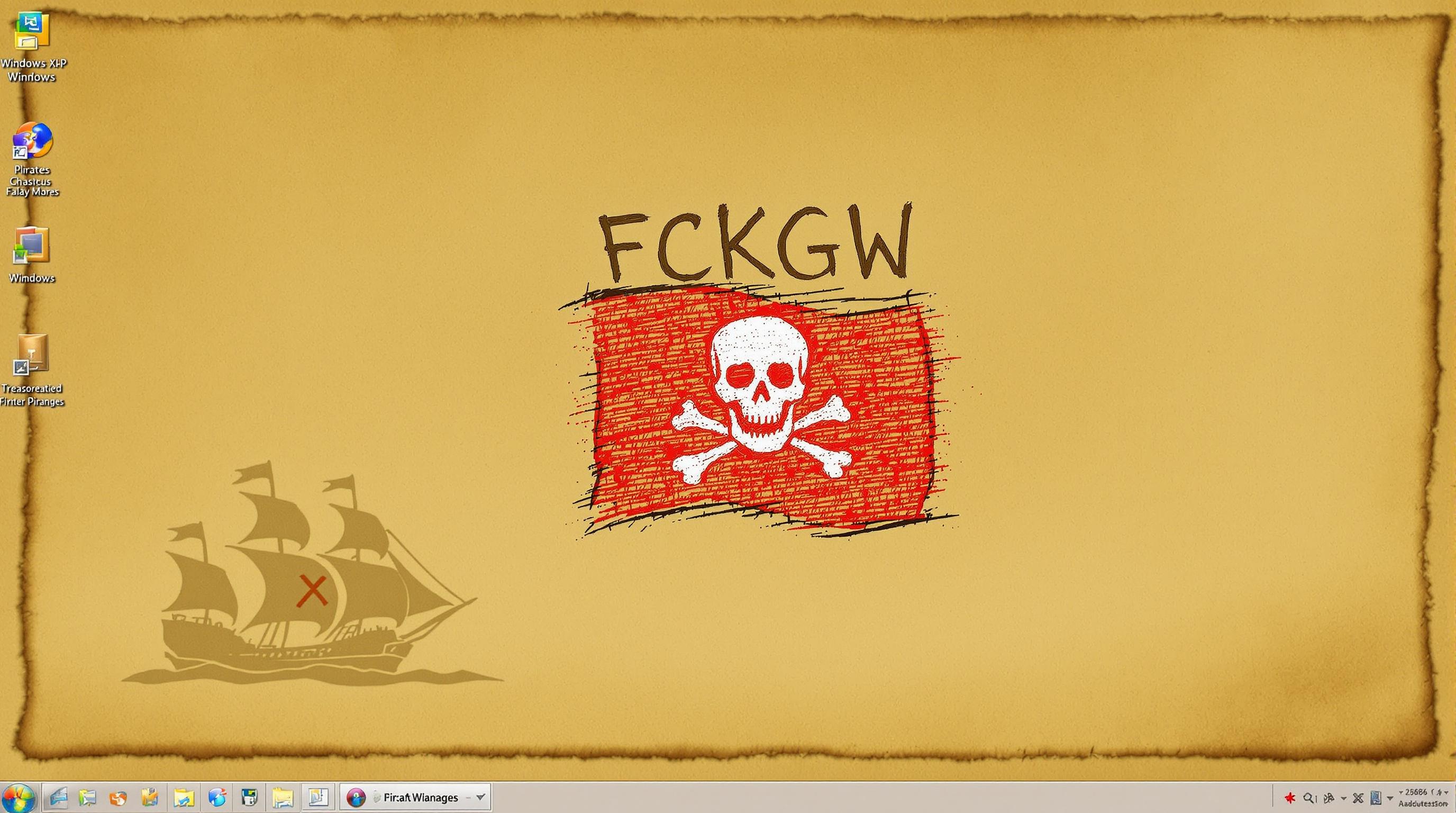 Windows XP e la chiave FCKGW: un'icona della pirateria informatica