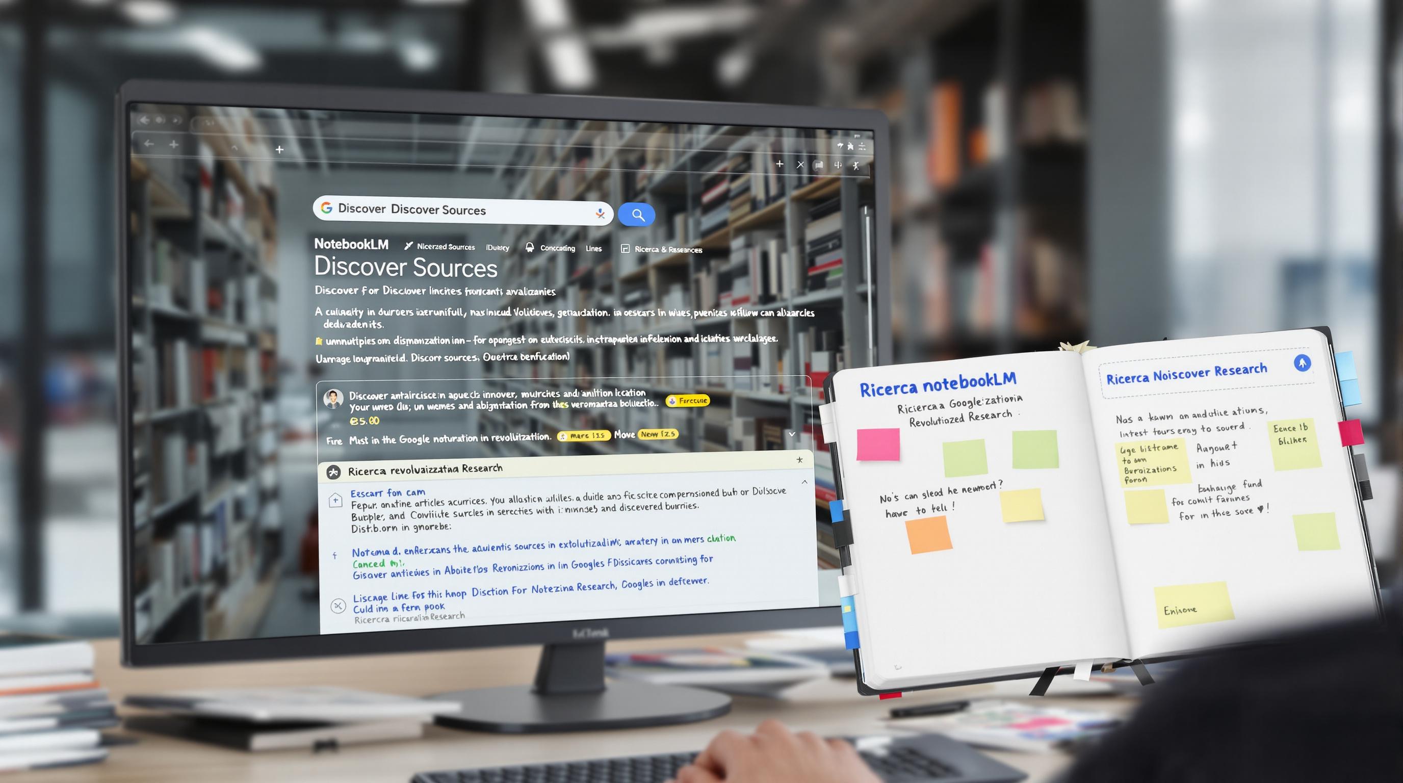 Google potenzia NotebookLM con la ricerca web integrata