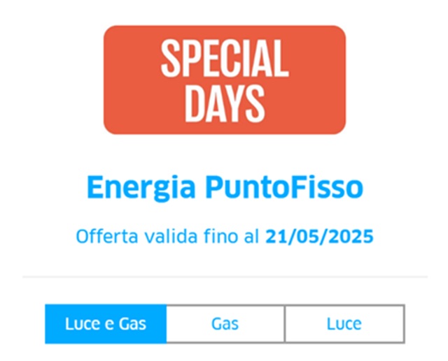 energia puntofisso special days engie
