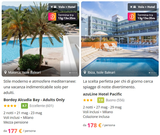 Prenota le tue vacanze dell'estate 2025 e risparmia con lastminute.com