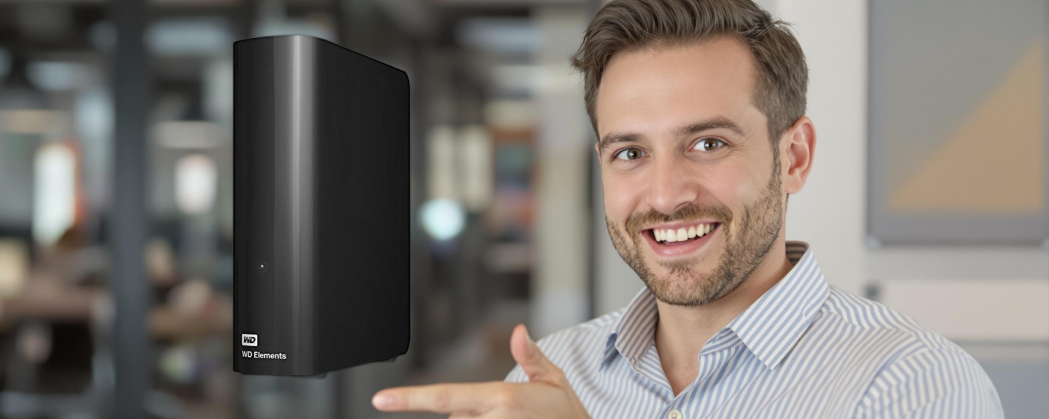 Hard disk WD Elements 20TB in offerta: spazio e prestazioni a prezzo ridotto