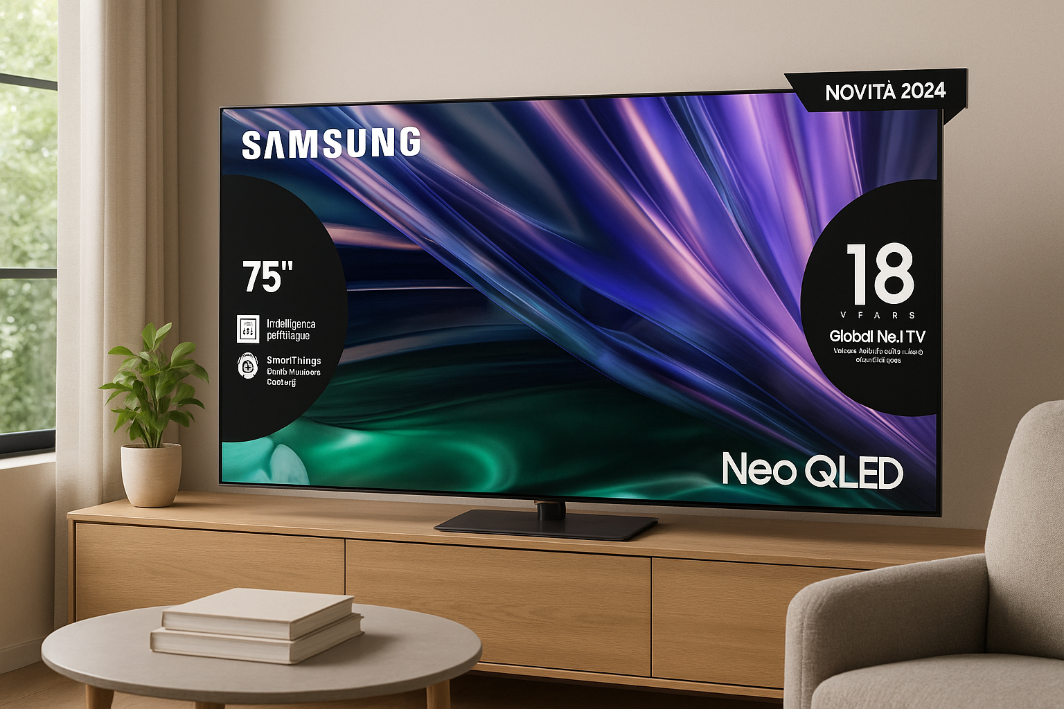 Smart TV Samsung Neo QLED da 75