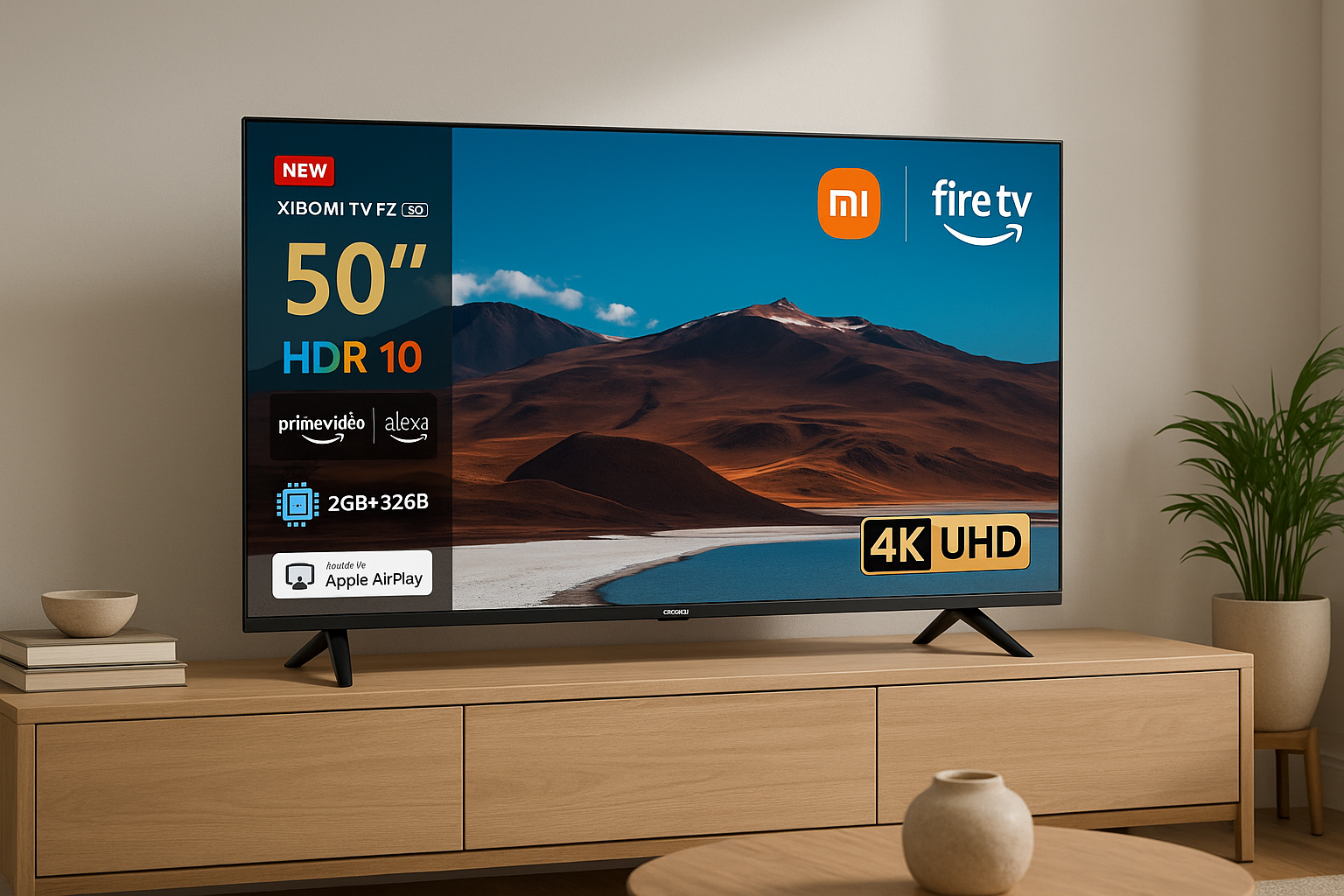 Il cinema nel tuo salotto con la Smart TV Xiaomi da 50