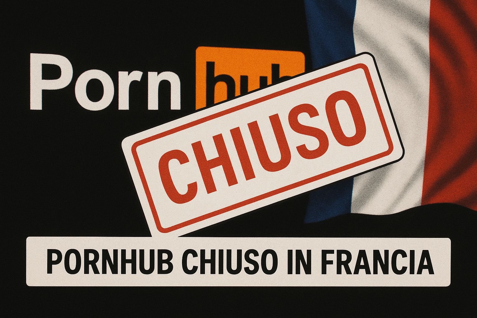 Pornhub abbandona la Francia a causa della normativa sulla verifica dell'età