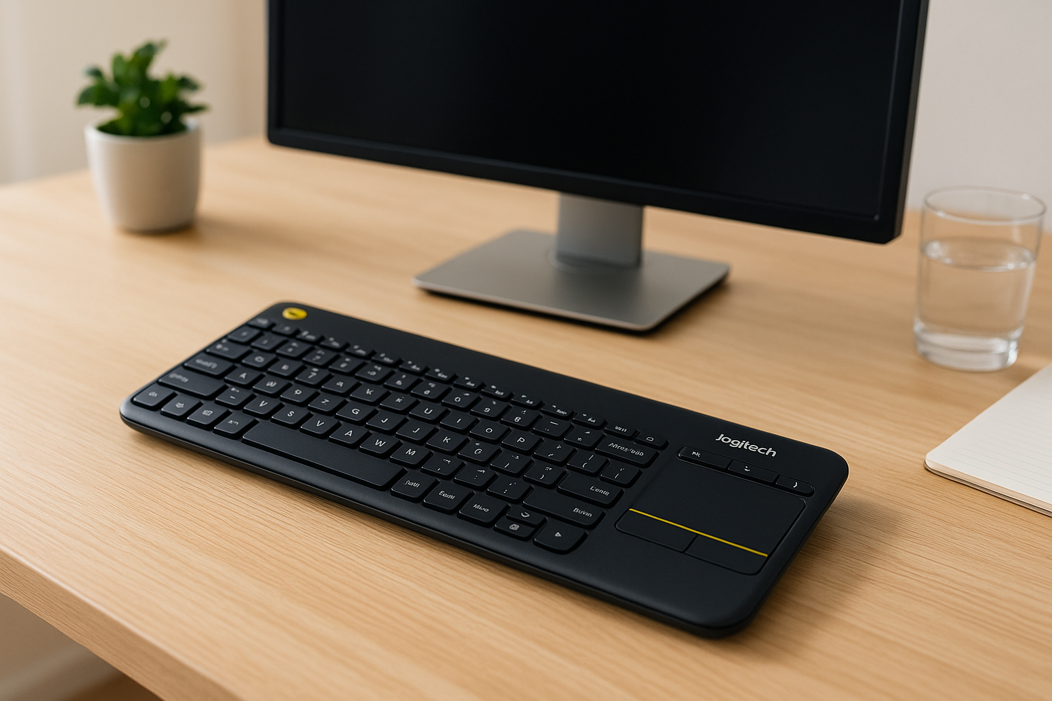Tastiera Logitech con Touchpad integrato a meno di metà prezzo (tua a soli 27€)