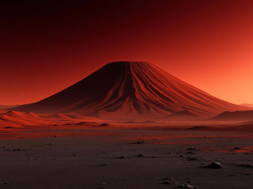 Arsia Mons: Il gigante marziano immortalato dalla sonda Mars Odyssey