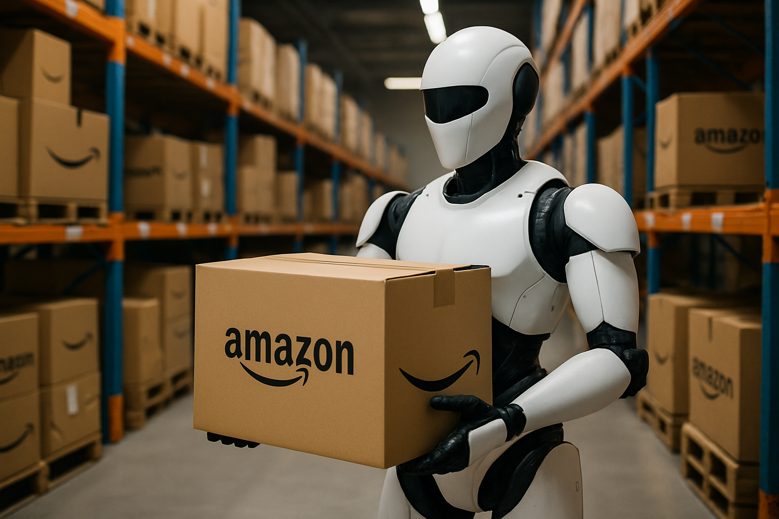 Robot umanoidi per le consegne: ecco il futuro molto prossimo di Amazon