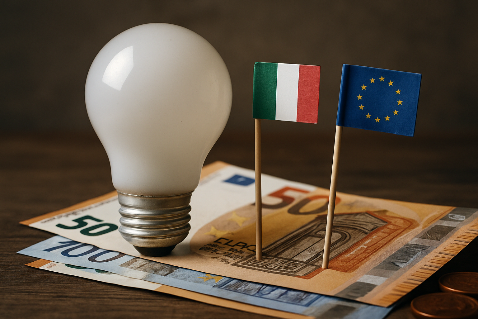 Energia elettrica: le famiglie italiane pagano il 23% in più della media UE