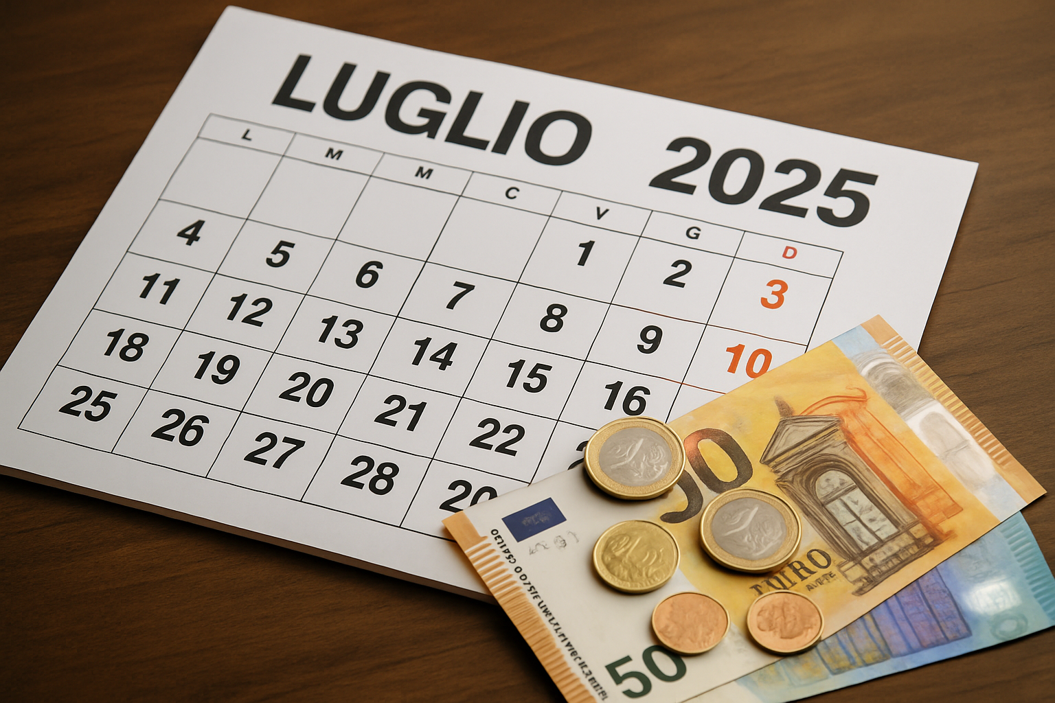 Calendario INPS luglio 2025: quando arrivano pensioni, assegni e indennità