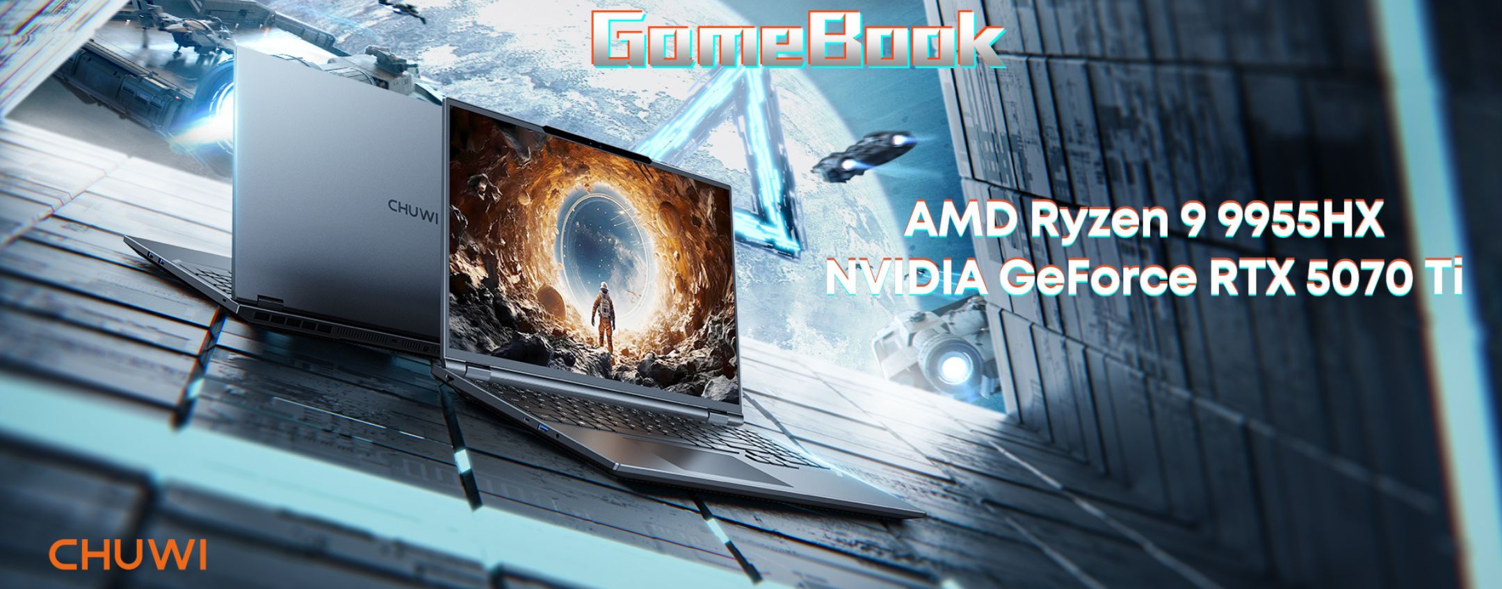 Chuwi lancia GameBook: Ryzen 9, 32Gb di RAM e RTX 5070Ti a PREZZO FOLLE (Codice Sconto)