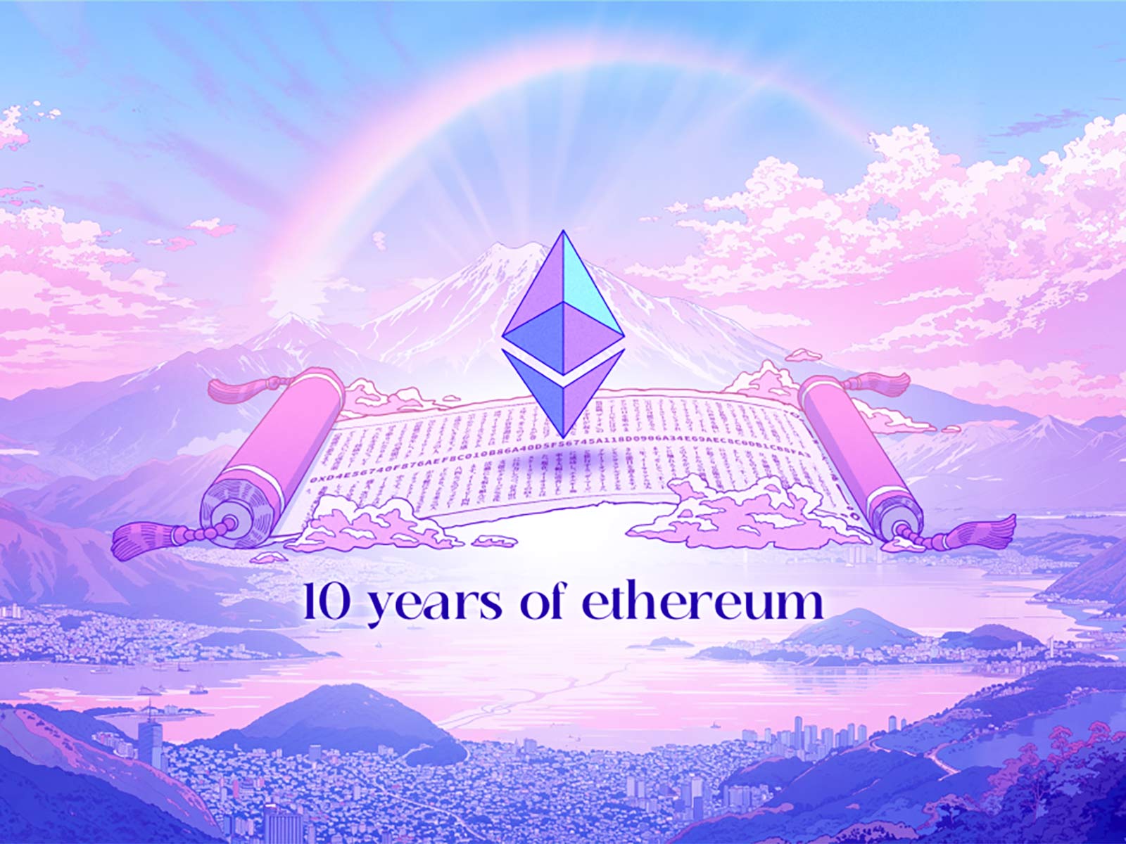 Una torcia NFT per celebrare i primi 10 anni di Ethereum