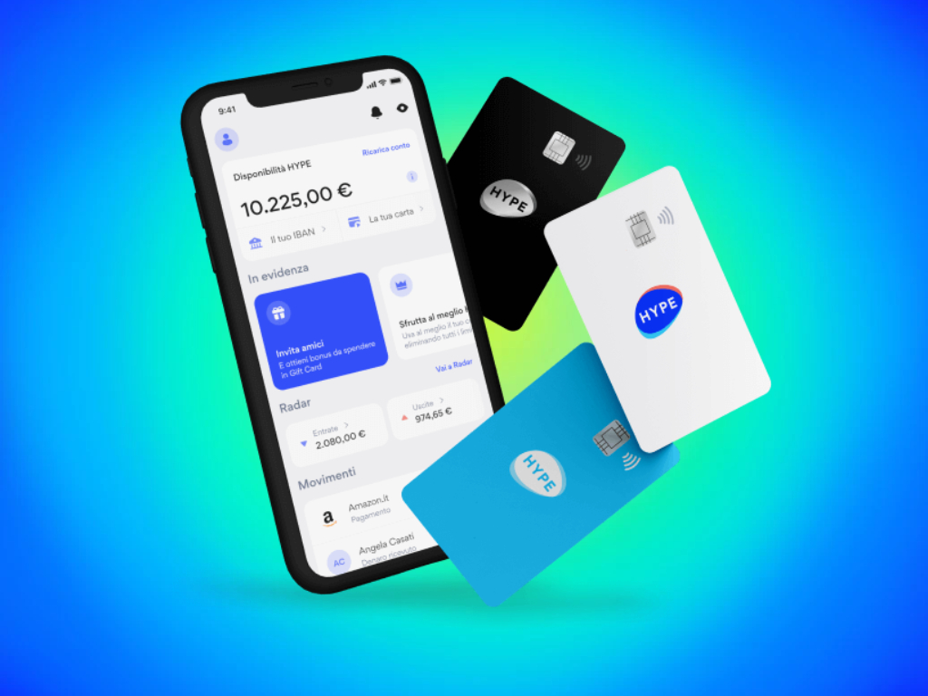 Hype unisce IBAN, carta e risparmi in un’unica soluzione smart