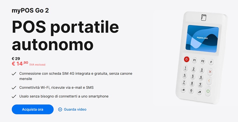 mypos go 2 offerta