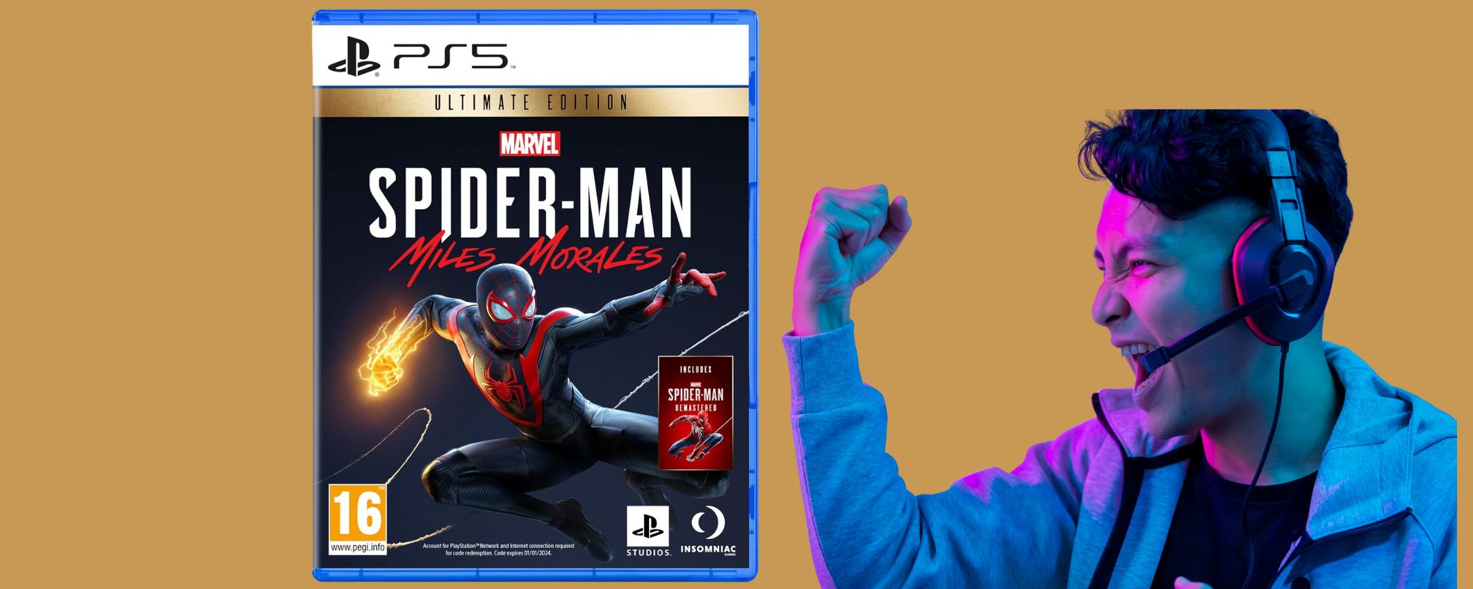 Spider-Man: Miles Morales Ultimate Edition per PS5 a metà prezzo su Amazon