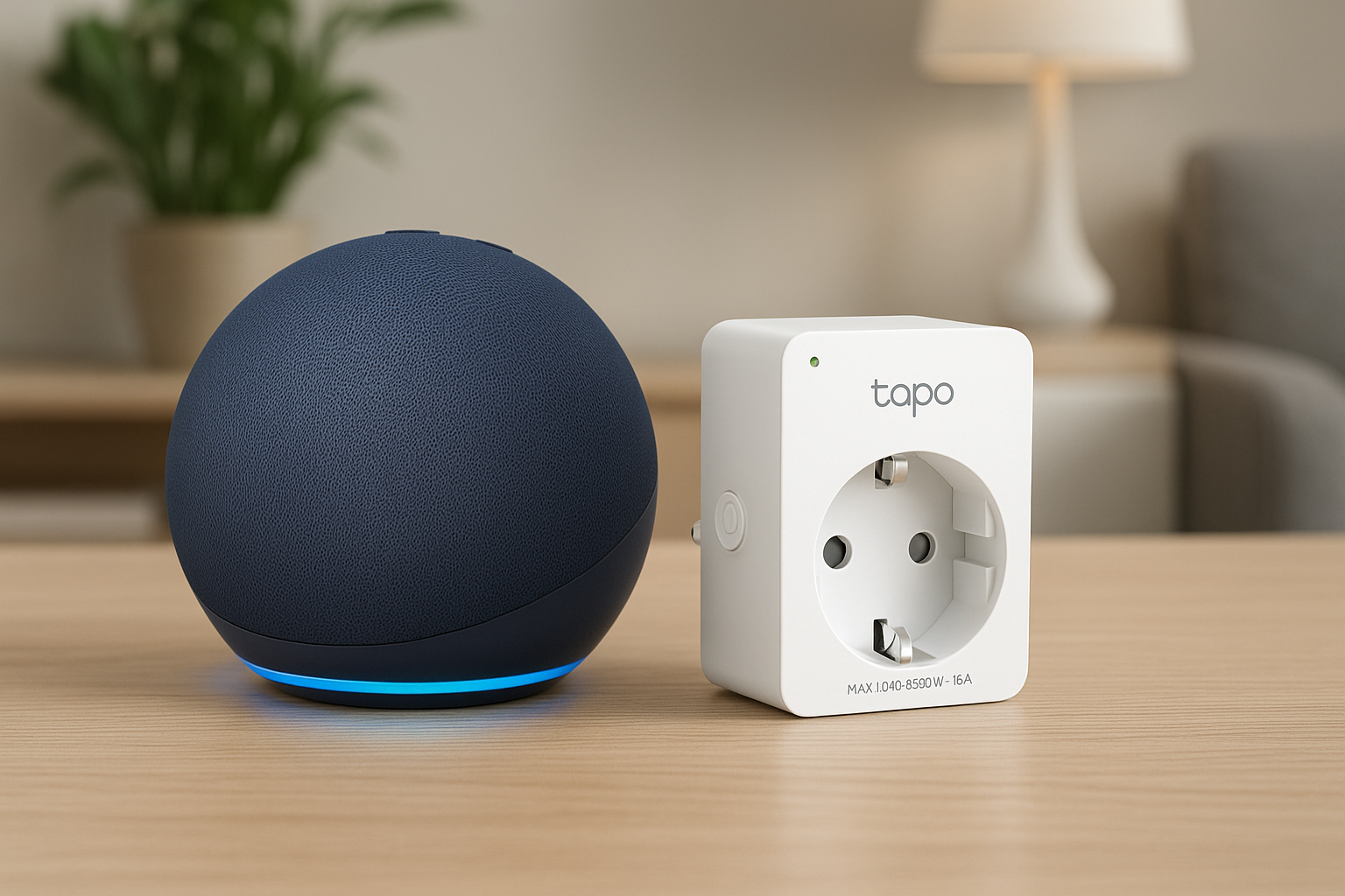 Domotica a metà prezzo: Echo Dot e presa smart TP-Link Tapo in offerta Prime Day