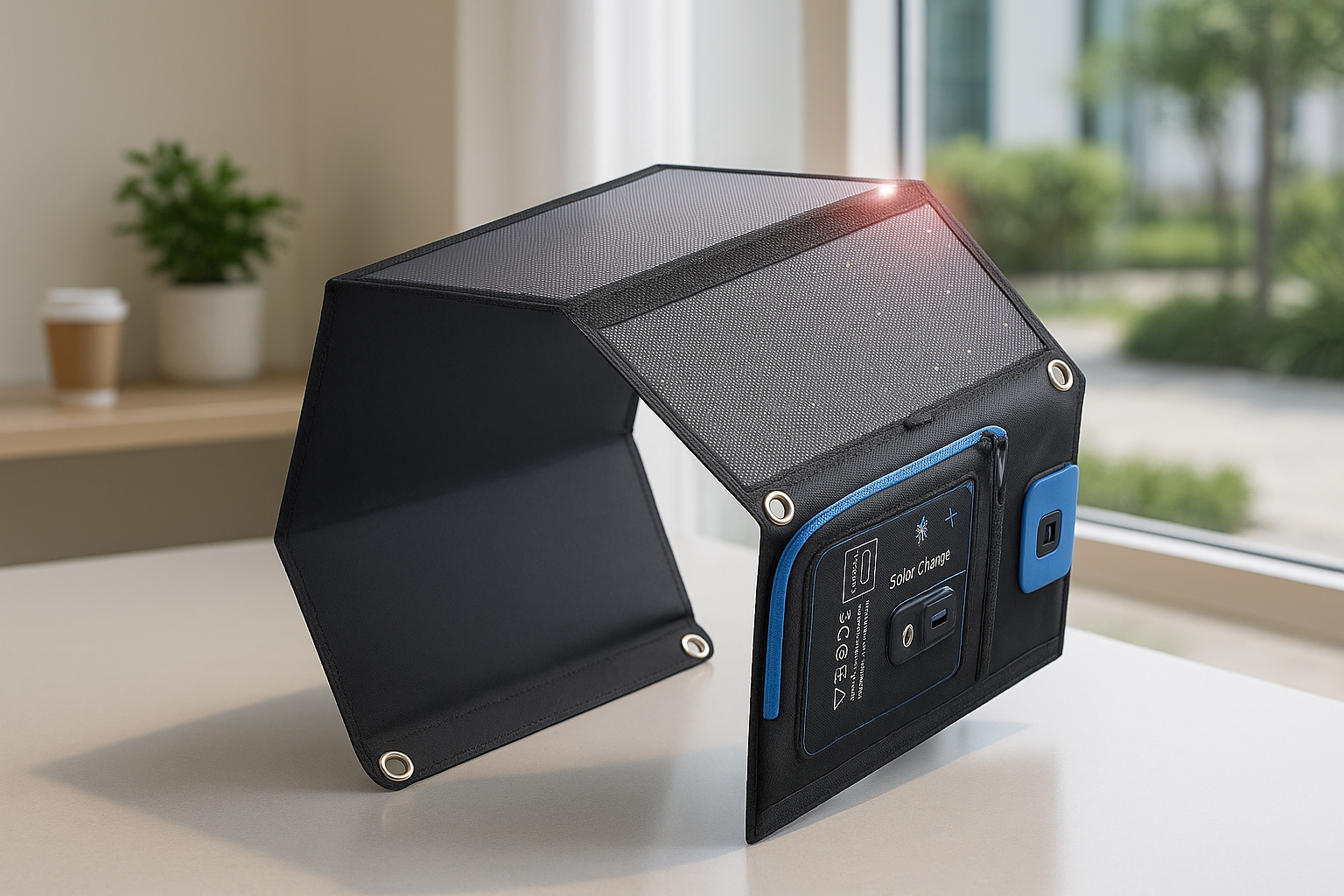 Energia sempre con te: BigBlue 28W solare portatile in offerta su Amazon