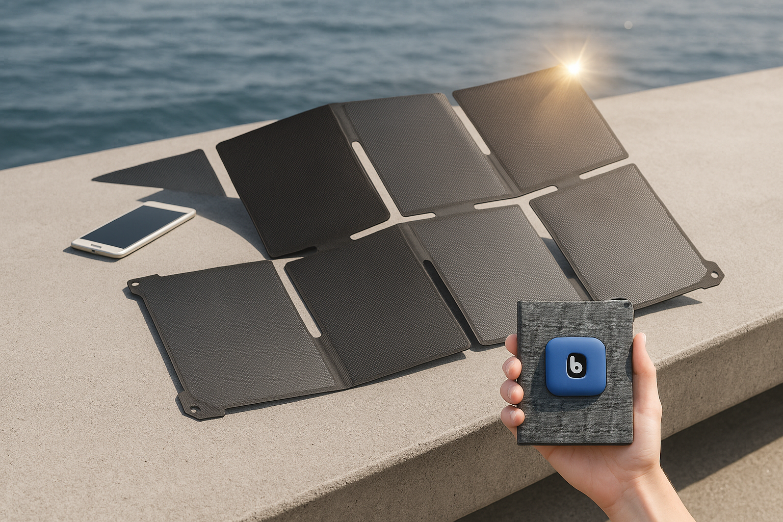 Caricabatterie solare BigBlue Mini: energia ovunque a un prezzo che sorprende