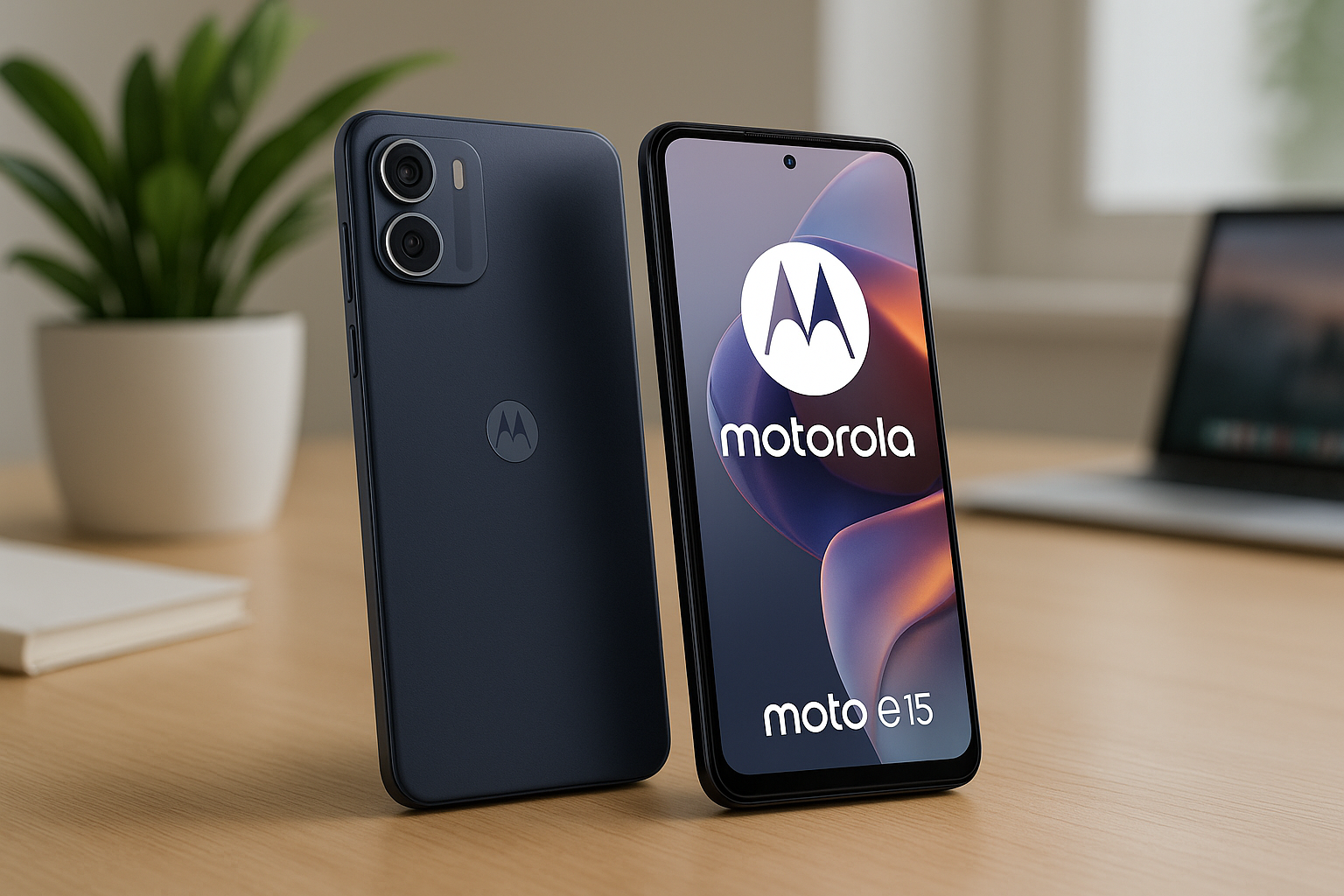 Motorola moto e15: design premium e batteria super a 64 euro