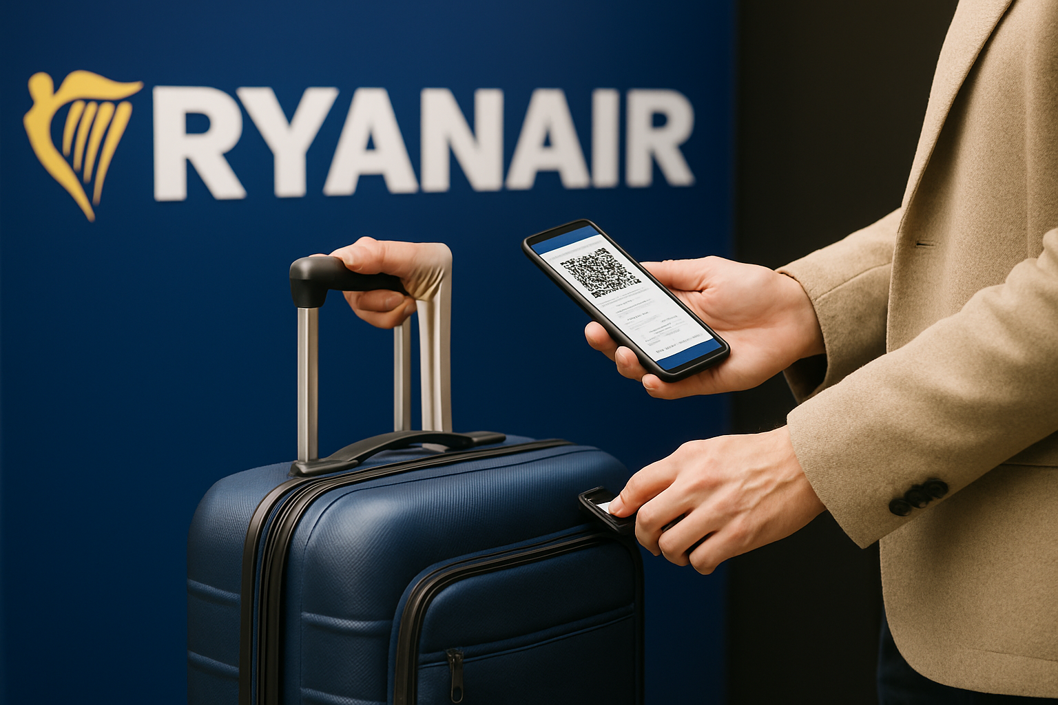 Ryanair aggiorna le regole: bagaglio più grande e check-in solo da app
