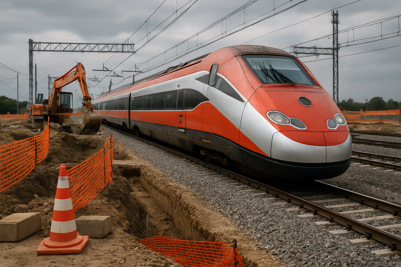 Ferrovie italiane, estate 2025: maxi cantieri e ritardi sulle tratte ad alta velocità