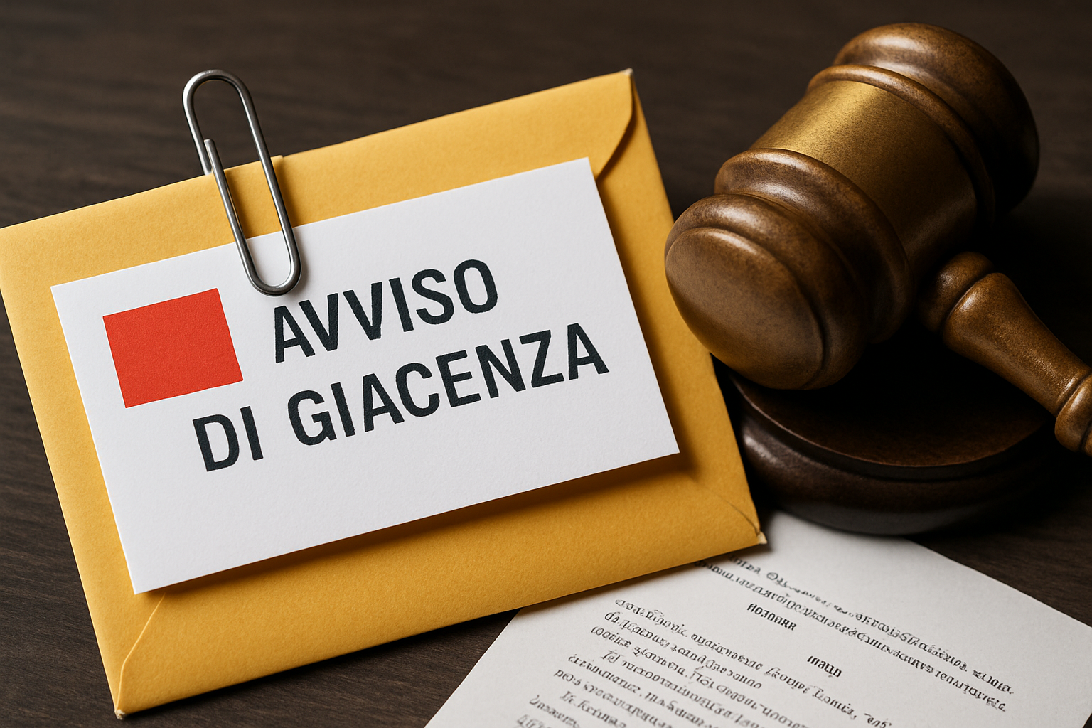 Avviso di giacenza: cosa significa, tempi di ritiro e implicazioni legali