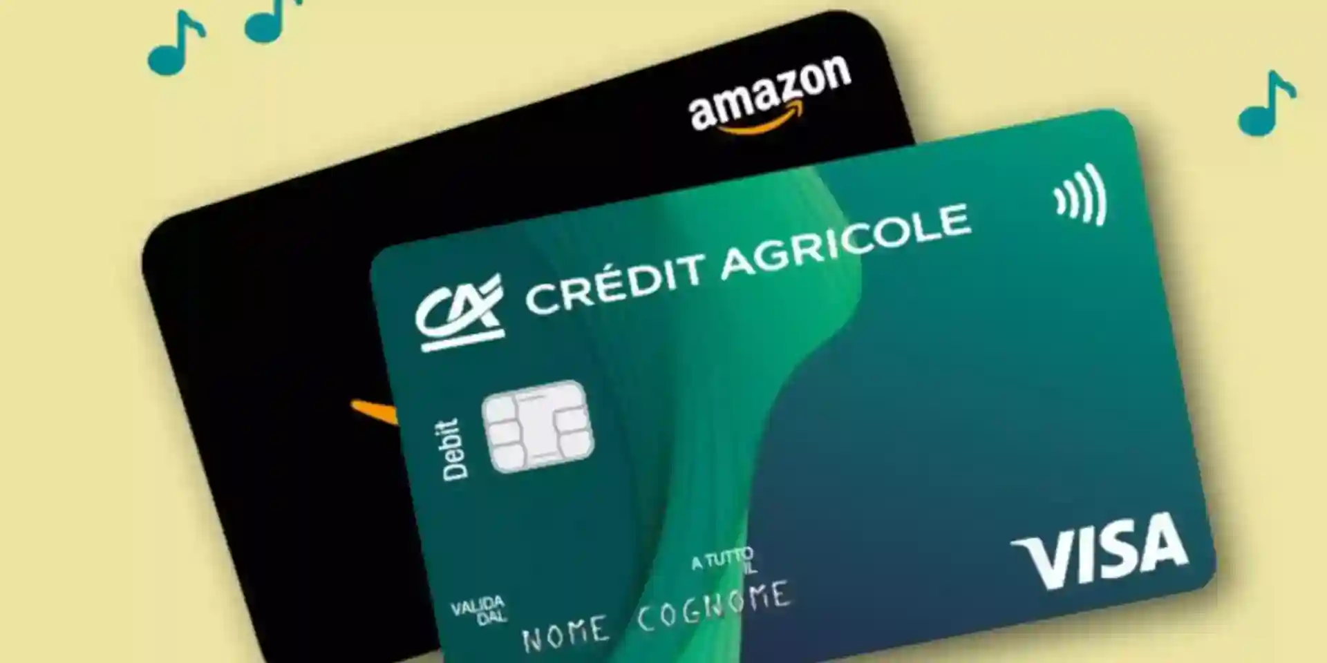 Crédit Agricole: conto online con fino a 500€ di buoni Amazon inclusi