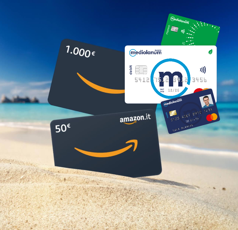 Scegli SelfyConto: Buoni Amazon e Carta di Credito facili da ottenere