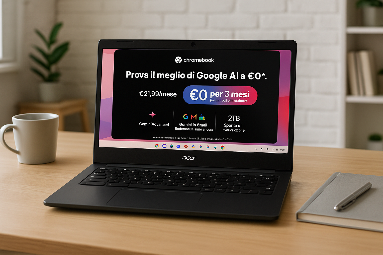 Acer Chromebook 314 in offerta: praticità e autonomia a un prezzo che sorprende