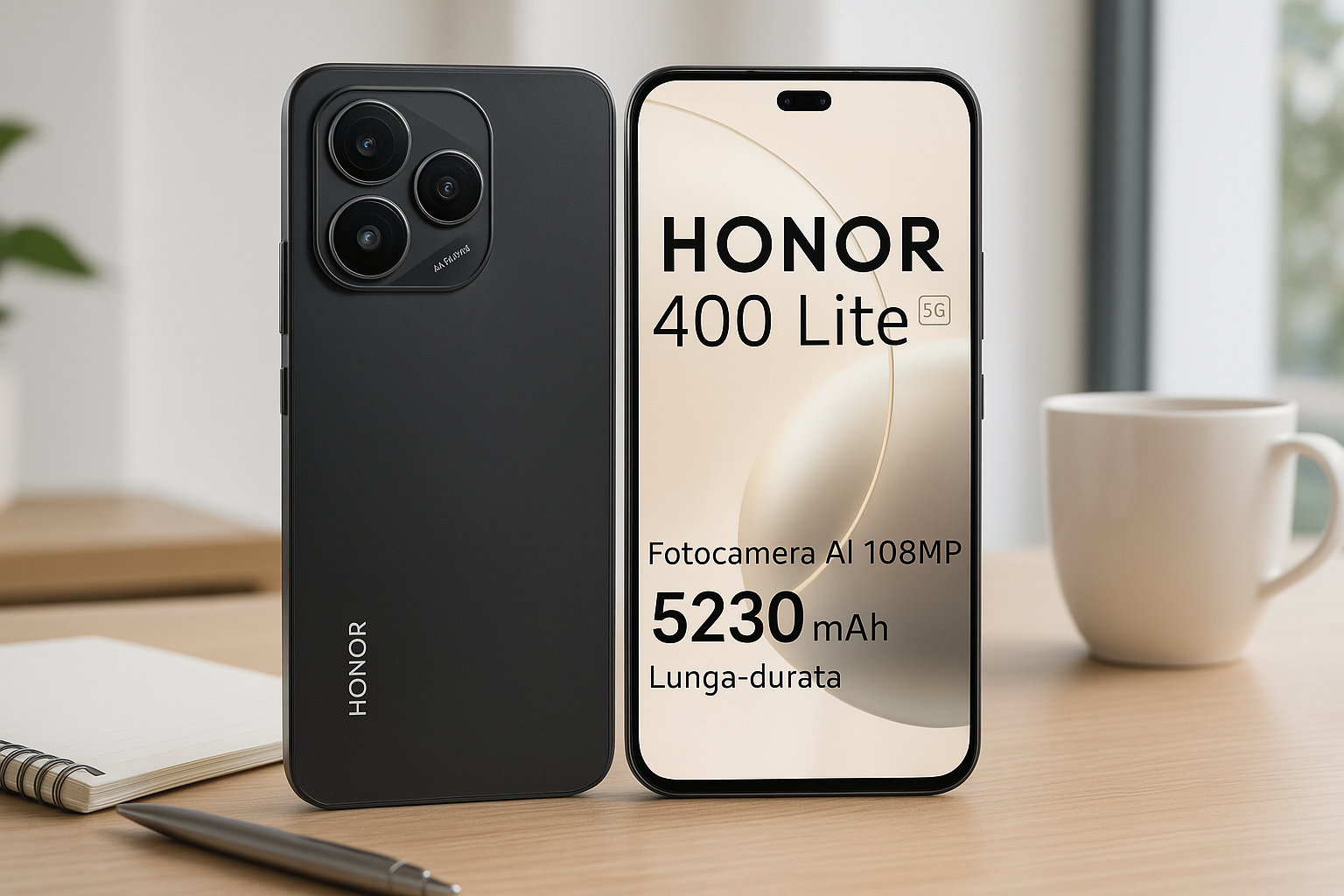 HONOR 400 Lite 5G in offerta: potenza, stile e risparmio su Amazon