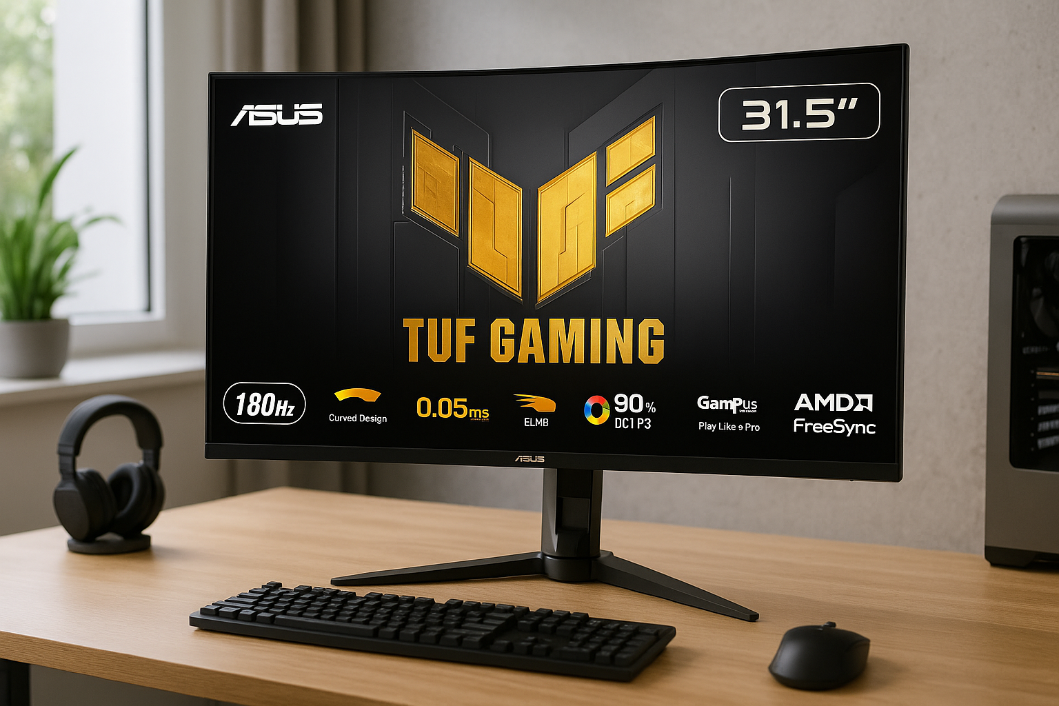 Monitor ASUS TUF Gaming 31,5” QHD a 199€: qualità e fluidità al top, offerta da non perdere