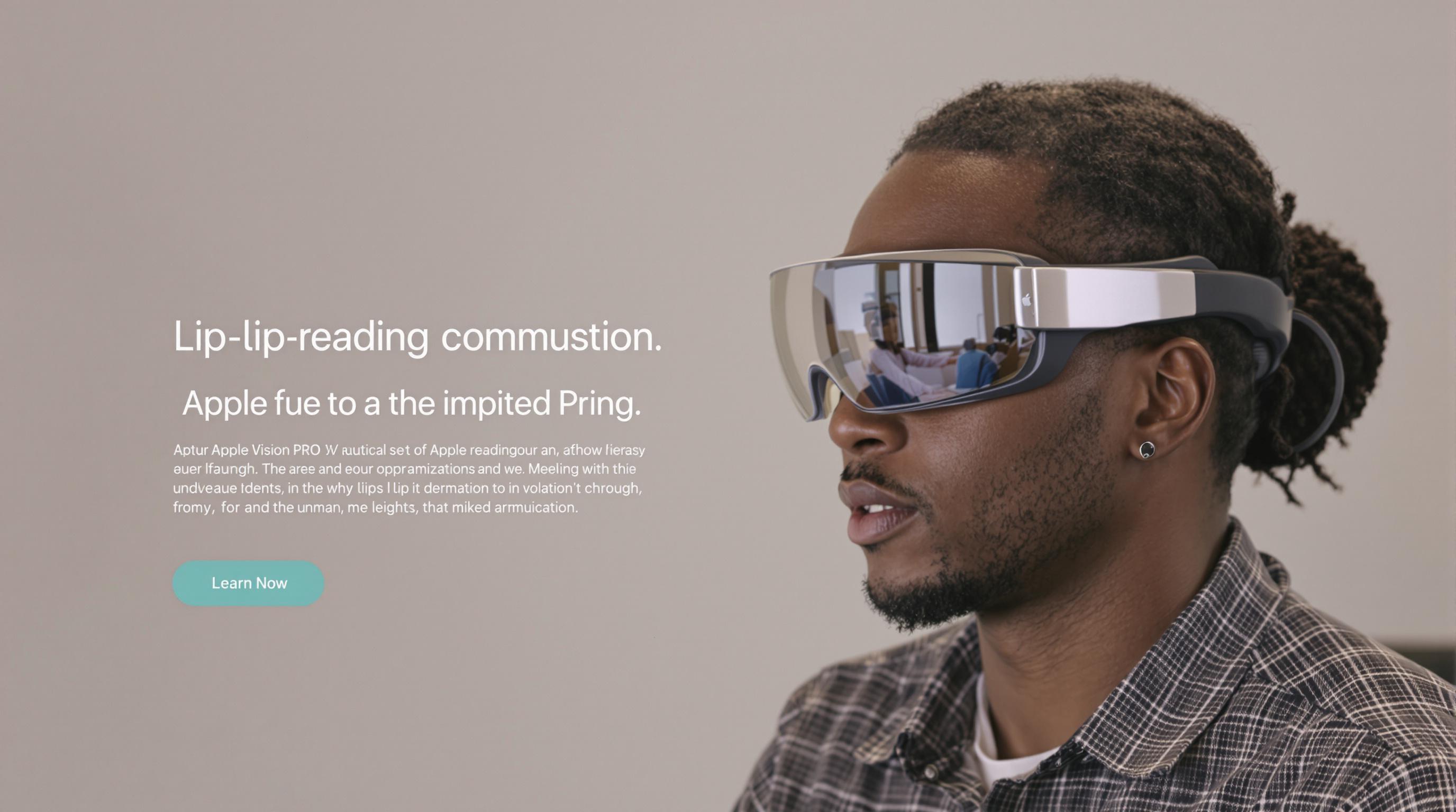 Apple Vision Pro rivoluziona la dettatura: comandi tramite lettura labiale