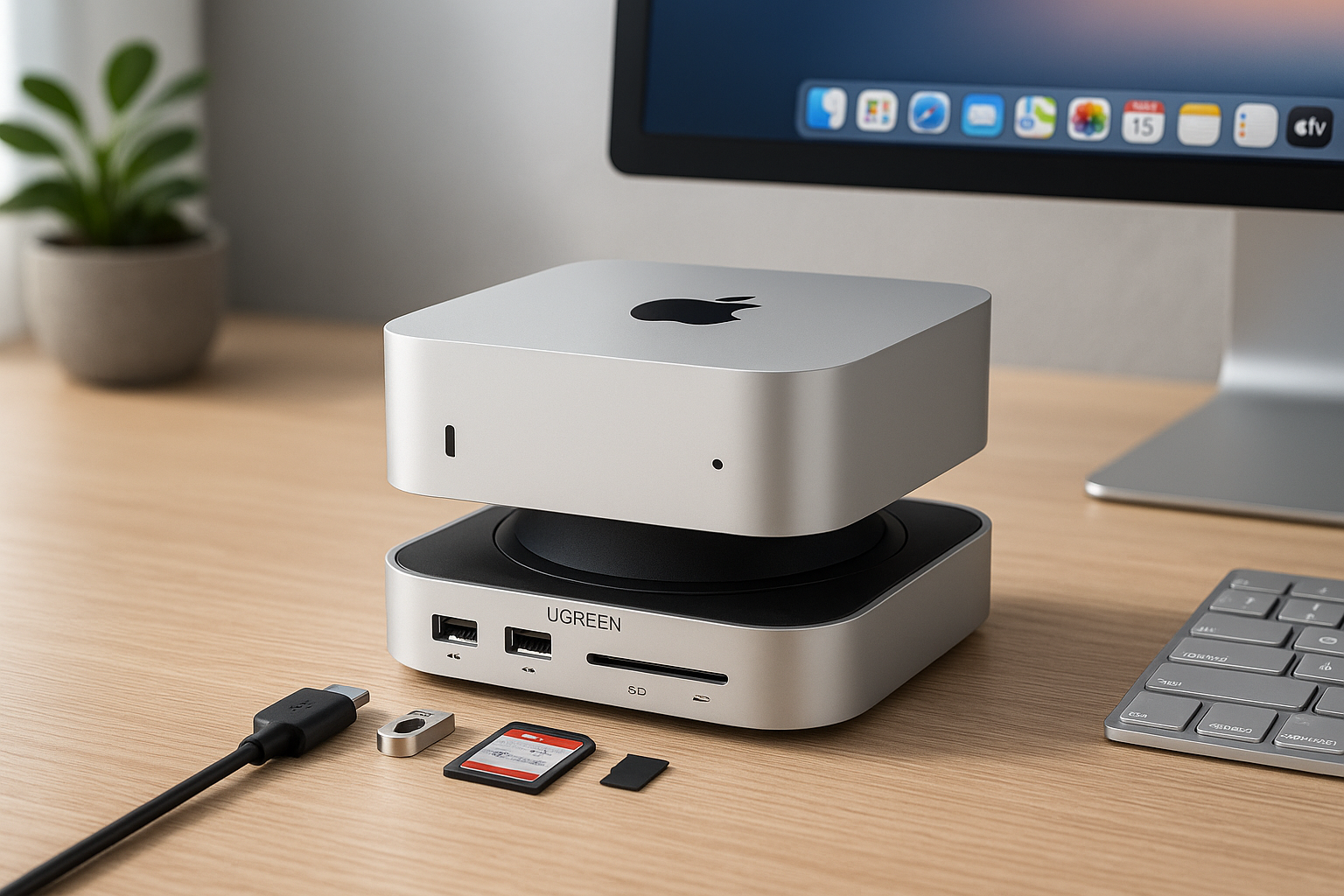 UGREEN Docking Station 10 in 1 per Mac Mini M4: la soluzione completa a 99,99€
