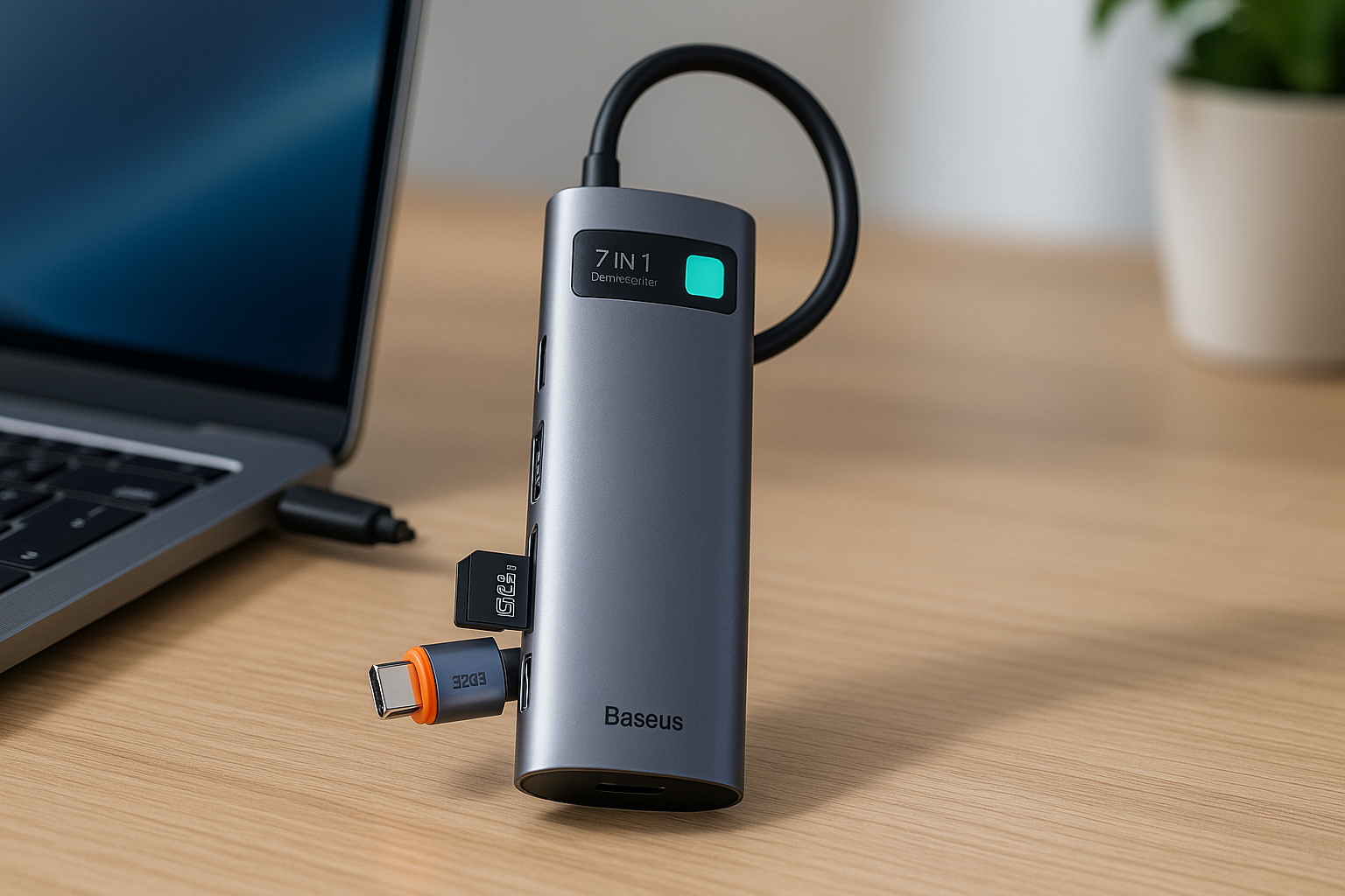Baseus hub USB-C a prezzo shock: espandi la tua postazione con meno di 17 euro