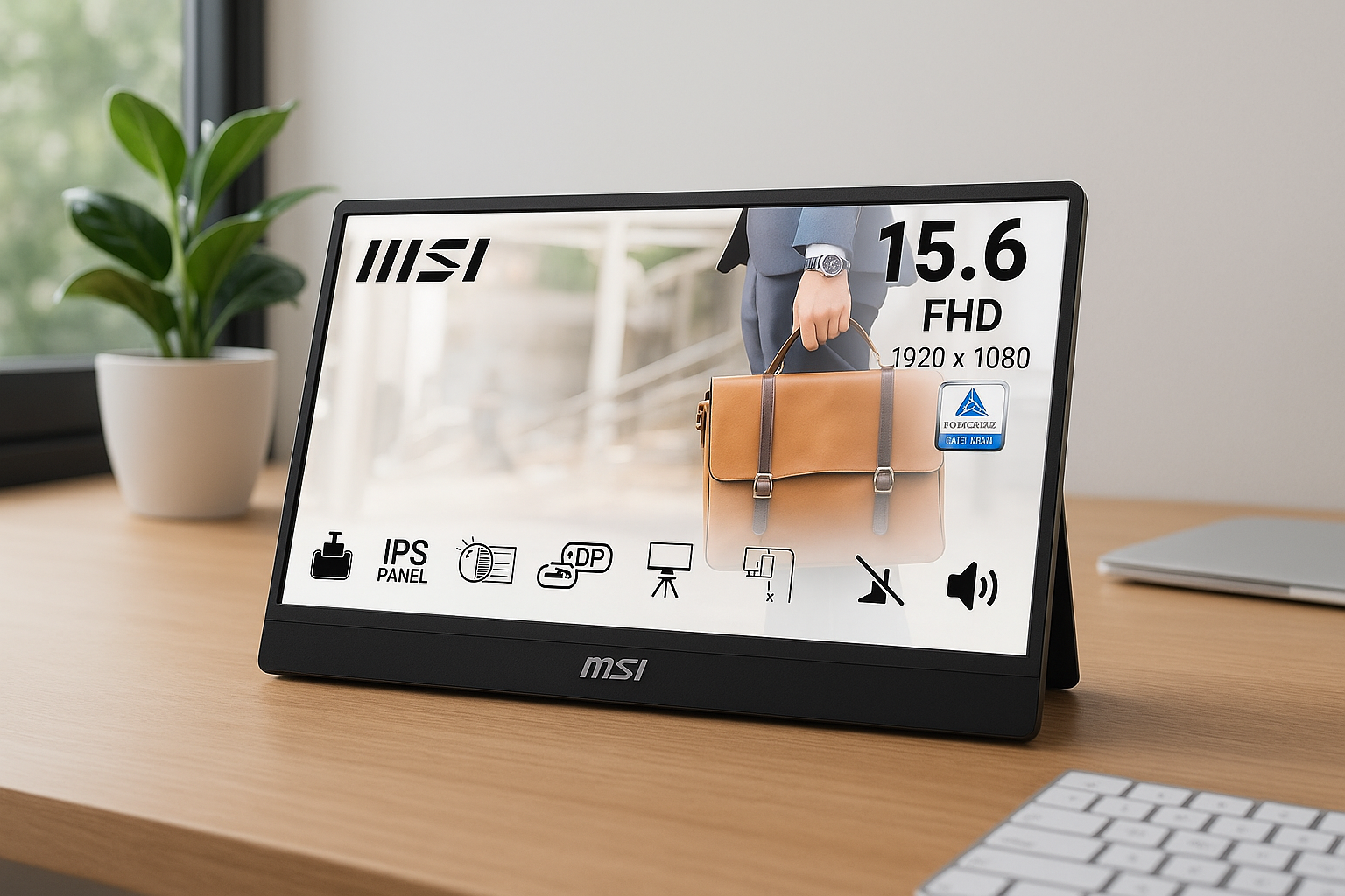 MSI PRO MP161 E2U a 89 euro: il monitor portatile che semplifica il lavoro ovunque