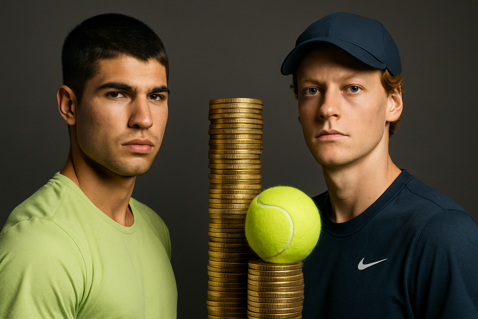 Tennis e ricavi record: Alcaraz batte Sinner nella classifica Forbes 2025