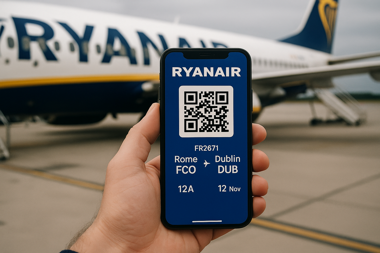 Dal 12 novembre Ryanair cambia tutto: come evitare la multa da 55 euro
