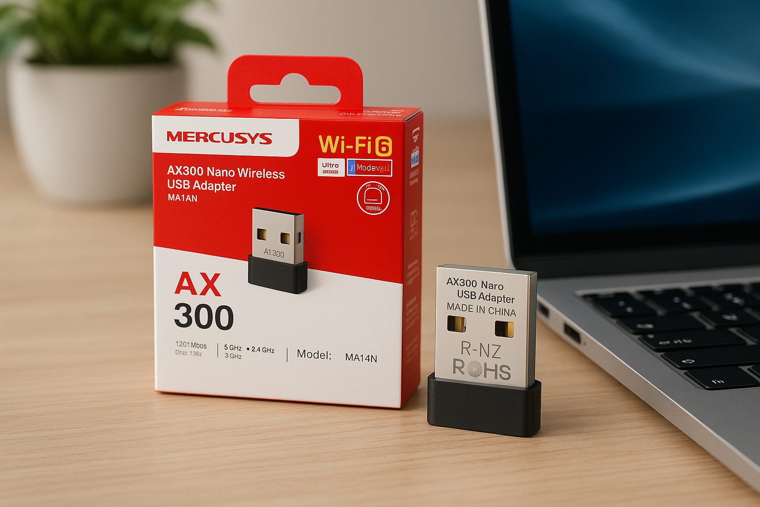 WI-FI 6 a meno di 4€: MERCUSYS MA14N AX300 è l'affare del mese