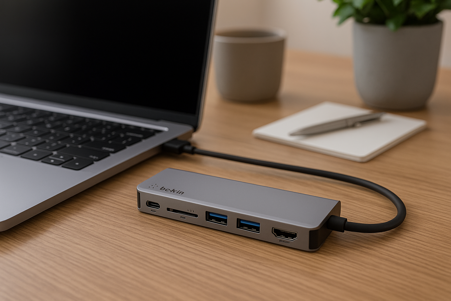 Belkin Hub 6 in 1 in offerta: espandi il tuo laptop a un prezzo sorprendente