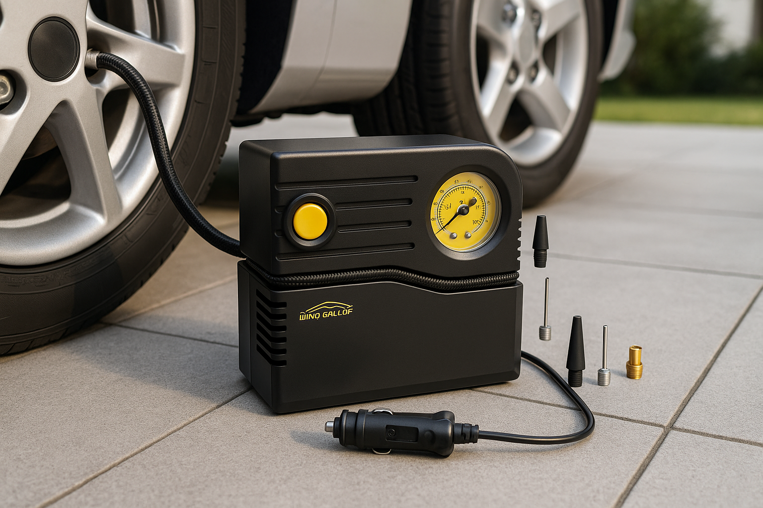 Basta ruote sgonfie, compressore auto a meno di 20 euro ora su Amazon