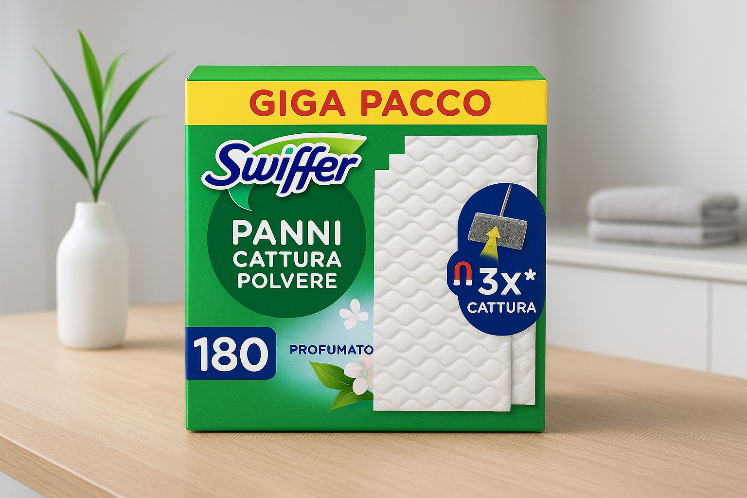 Amazon taglia i prezzi: maxi confezione Swiffer a prezzo ridicolo