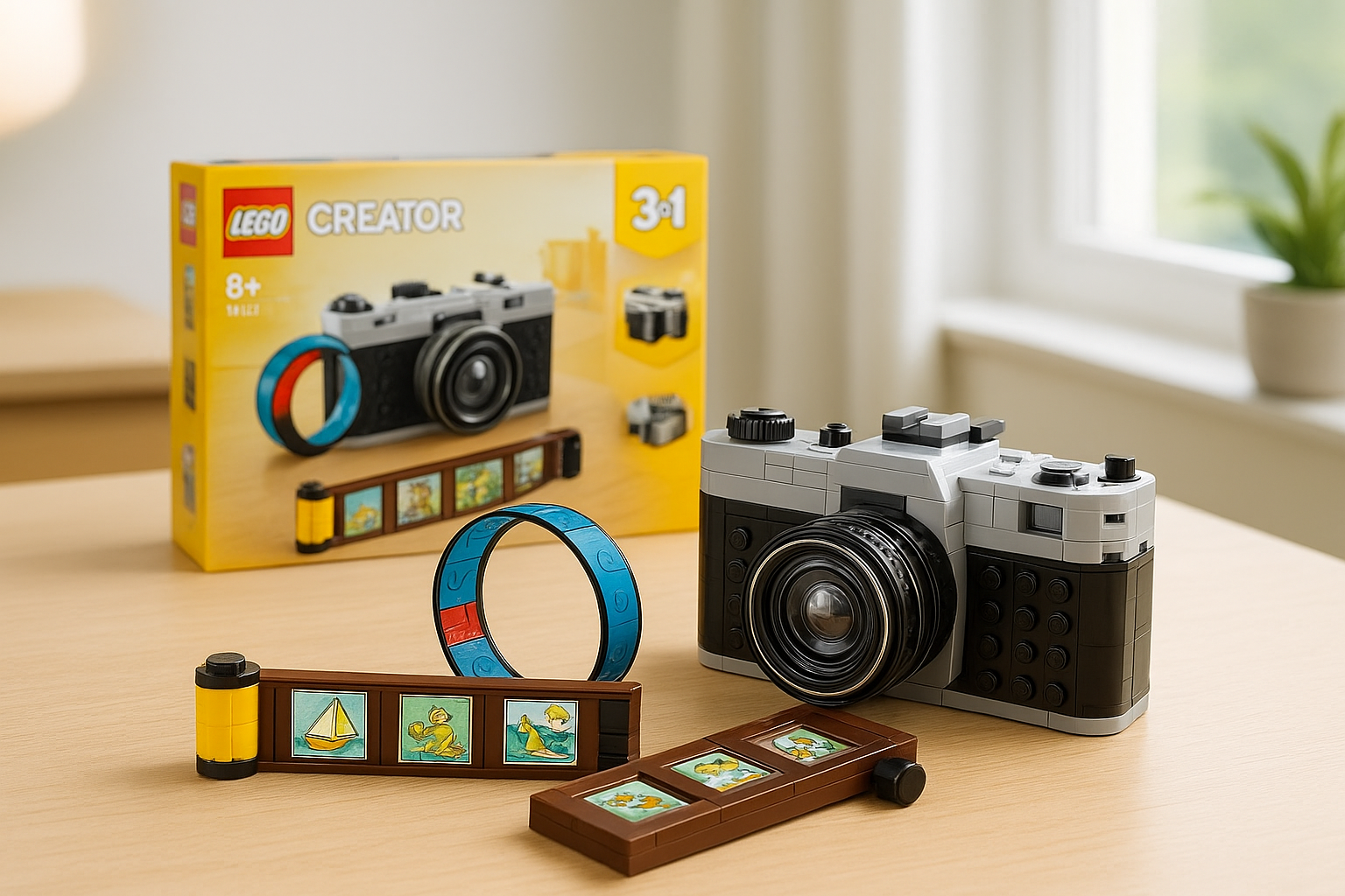 LEGO Creator 3 in 1 Fotocamera Retro, idea regalo perfetta e conveniente